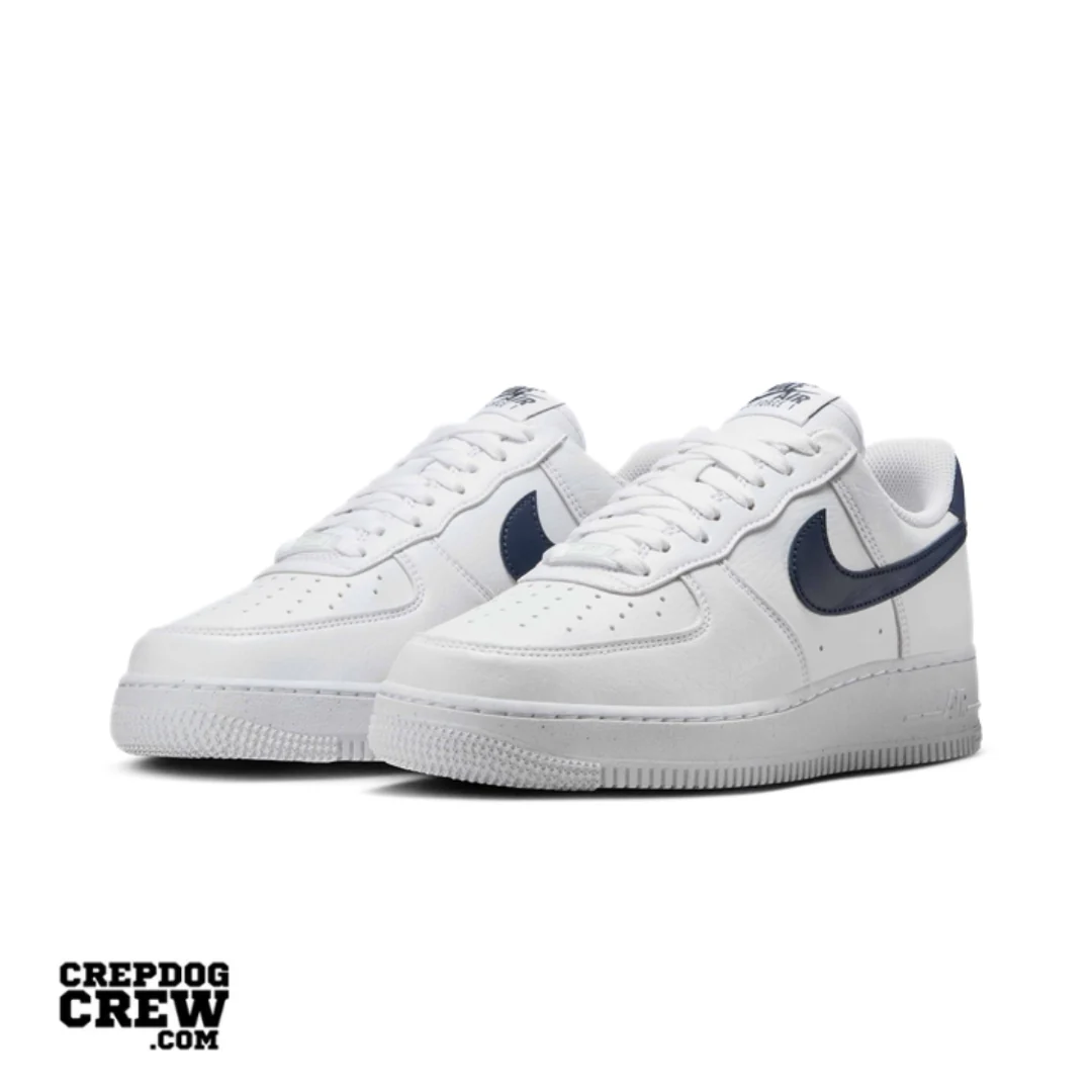 NIKE AIR FORCE 1 LOW 07 WHITE MIDNIGHT NAVY - Image 2