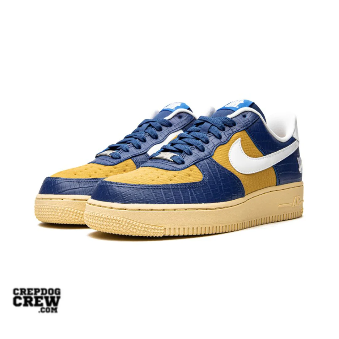 Nike Air Force 1 Low SP Undefeated 5 On It Blue Yellow Croc - Image 2