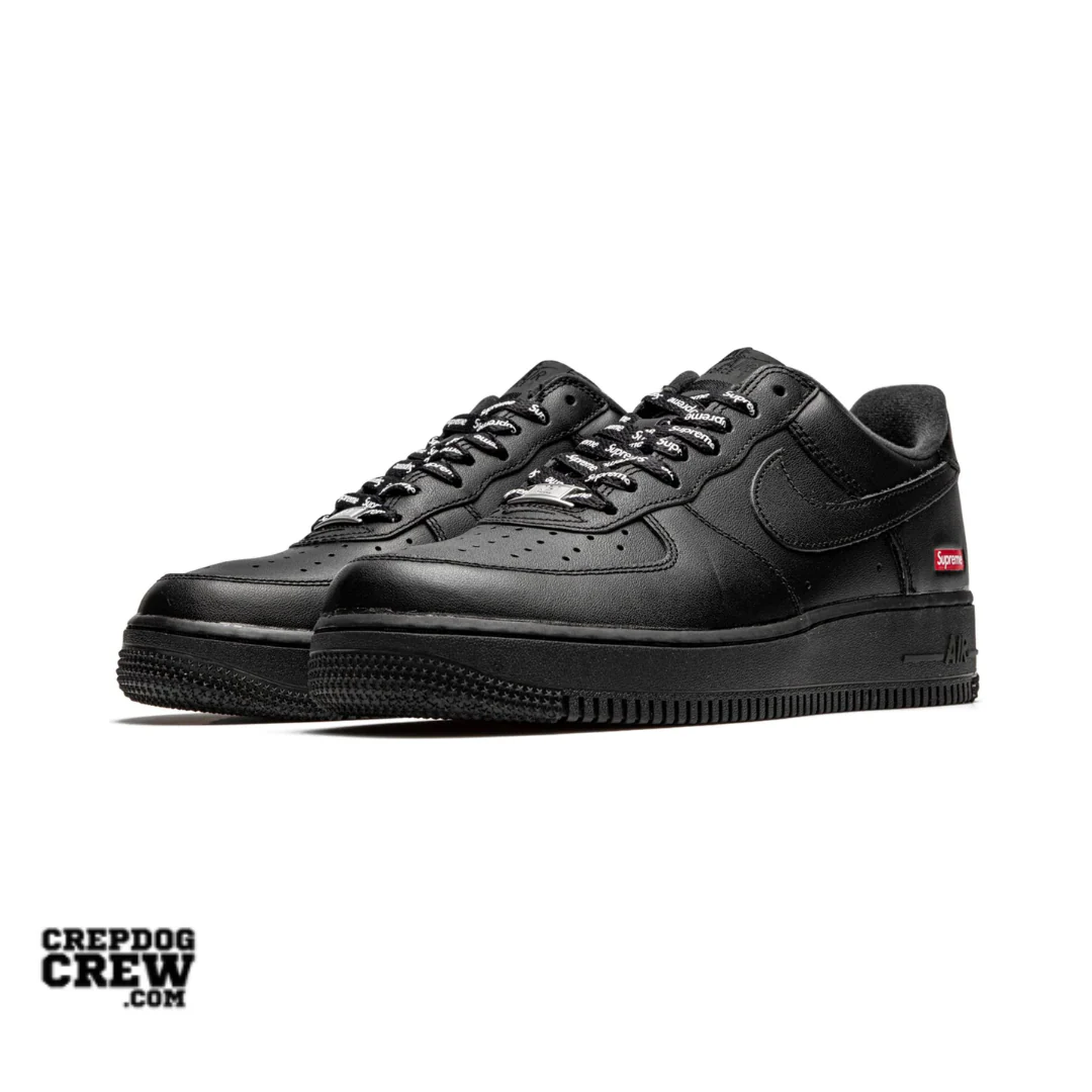 Nike Air Force 1 Low Supreme Black - Image 2