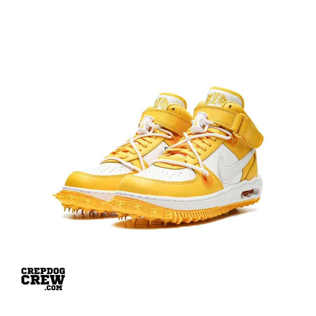 Nike Air Force 1 Mid SP Off-White Varsity Maize - Image 2