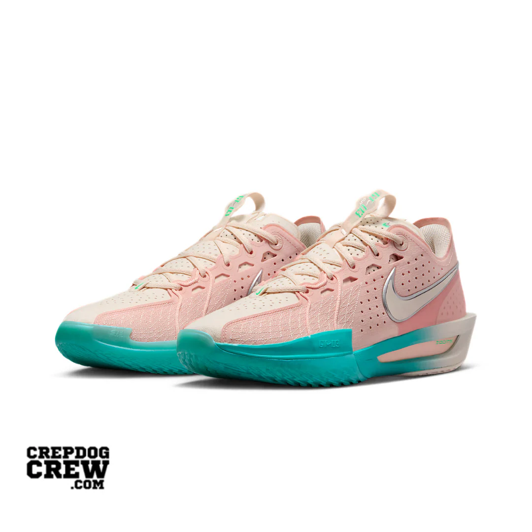 Nike Air Zoom GT Cut 3 Washed Coral Dusty Cactus Metallic Silver Chalk - Image 2