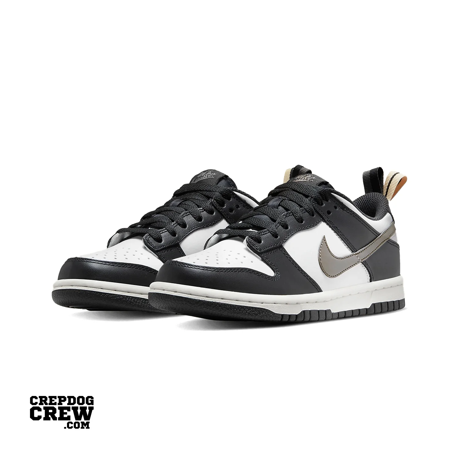 Nike Dunk Low Black White Metallic (GS) - Image 2