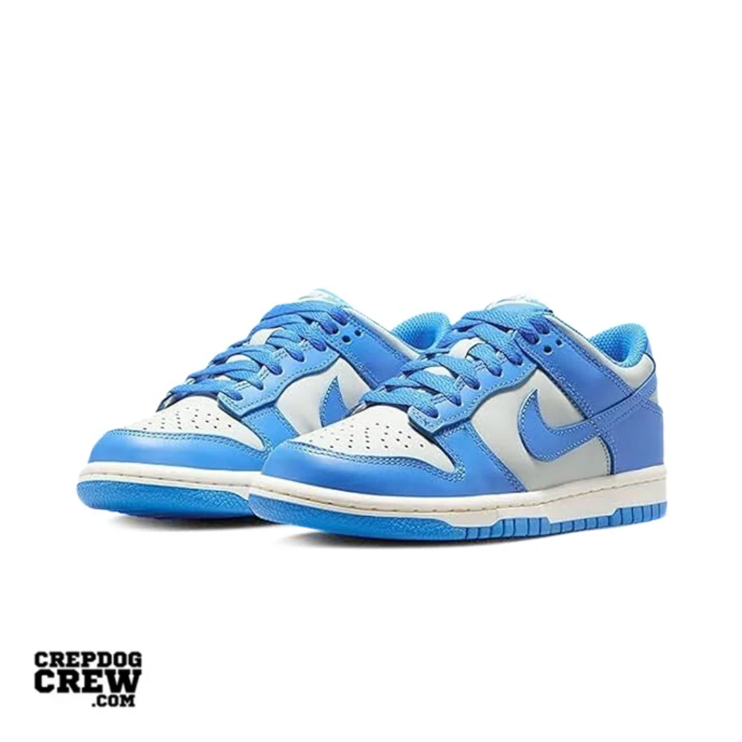 Nike Dunk Low Light Silver Sail Light Photo Blue (GS) - Image 2