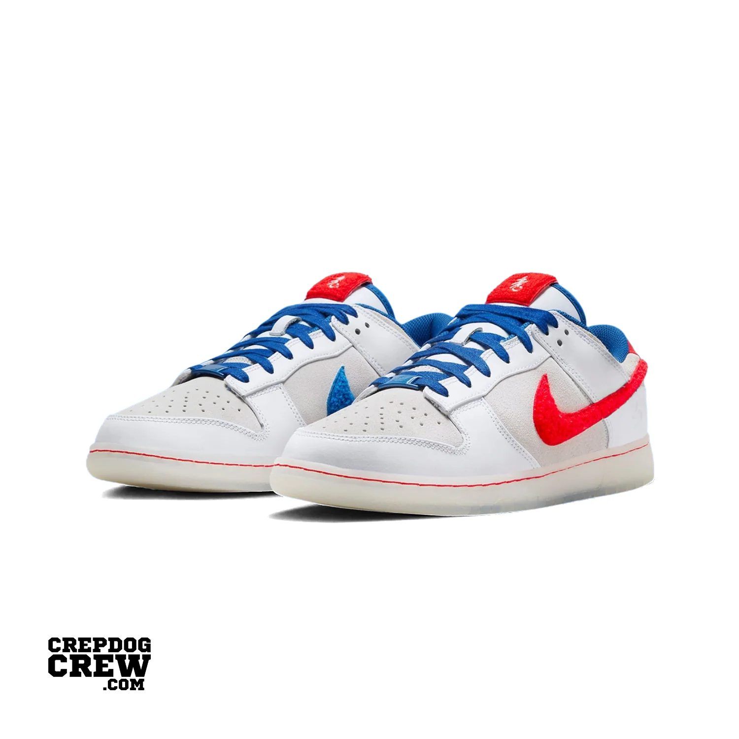Nike Dunk Low Retro PRM Year of the Rabbit White Crimson Varsity Royal - Image 2