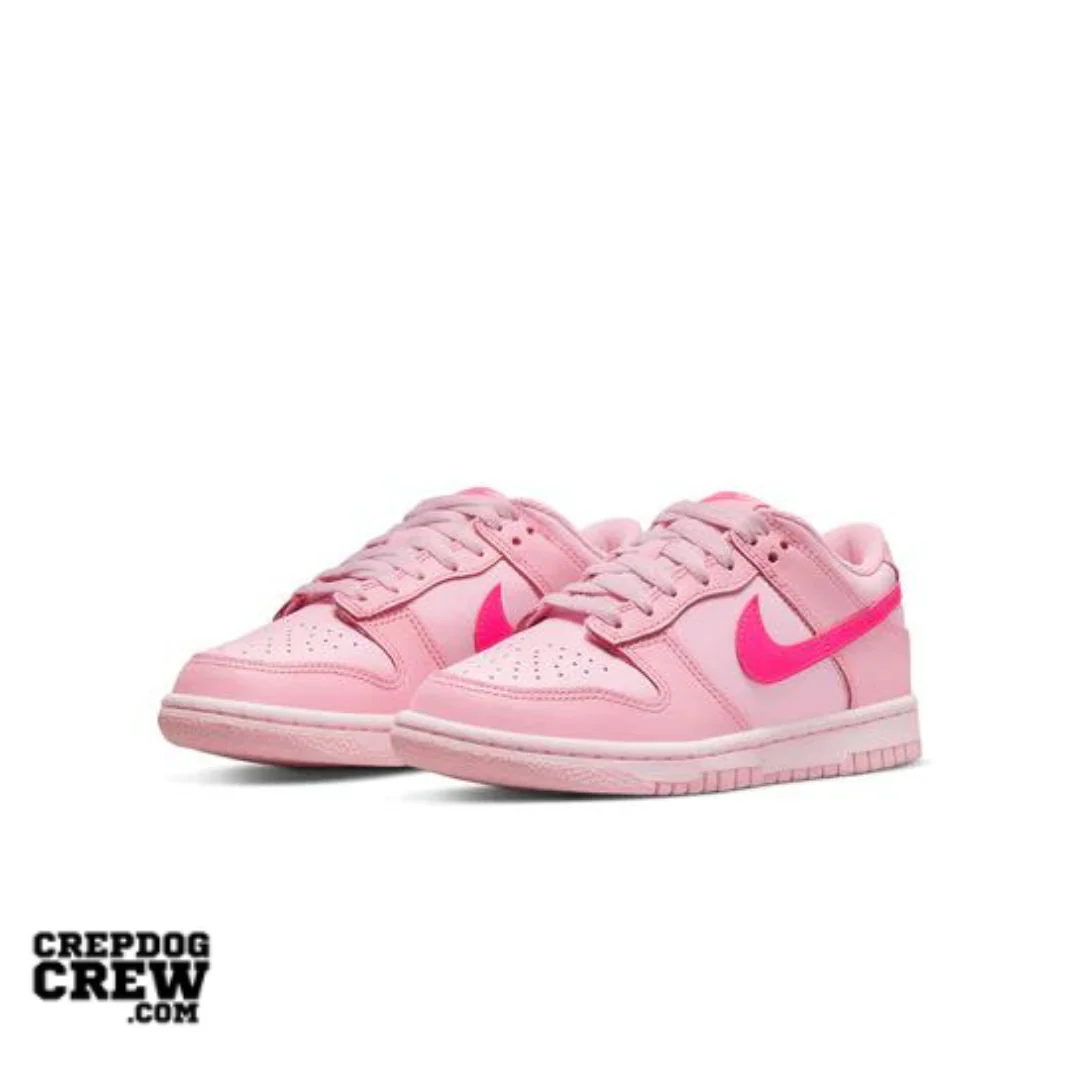Nike Dunk Low Triple Pink (GS) - Image 2