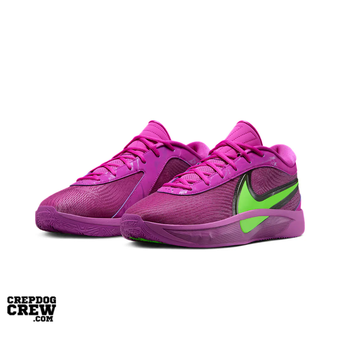 Nike Giannis Zoom Freak 6 Bold Berry Electric Green - Image 2
