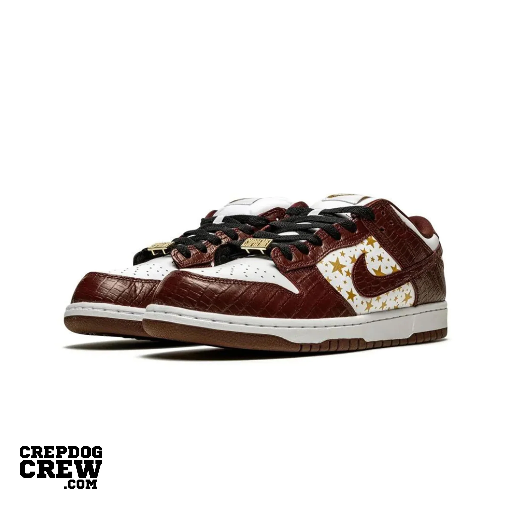 Nike SB Dunk Low Supreme Stars Barkroot Brown (2021) - Image 2