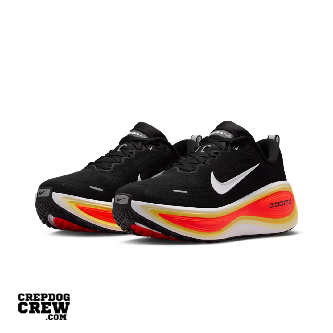 Nike Vomero Plus Black Bright Crimson White - Image 2