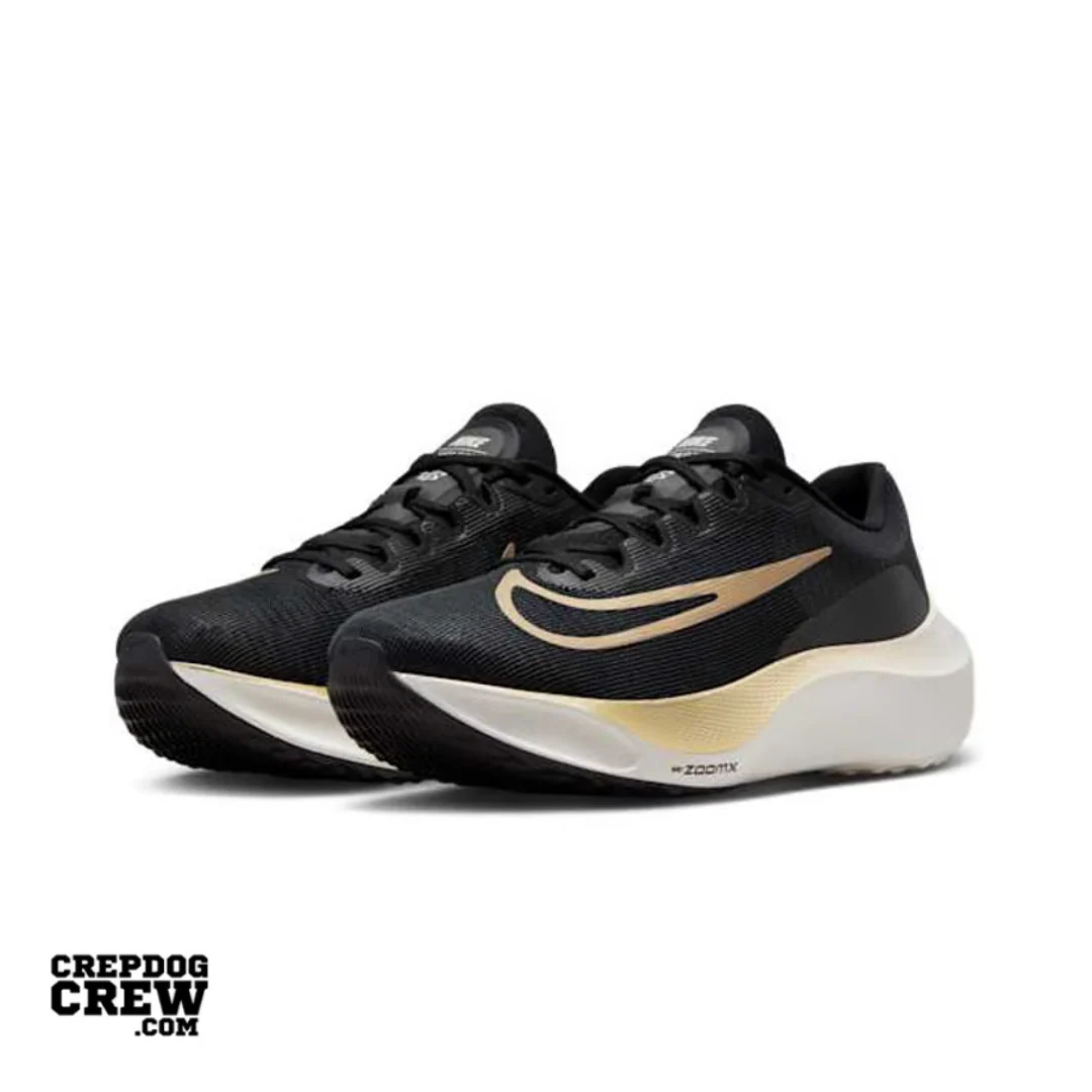Nike Zoom Fly 5 Black Metallic Gold Grain - Image 2