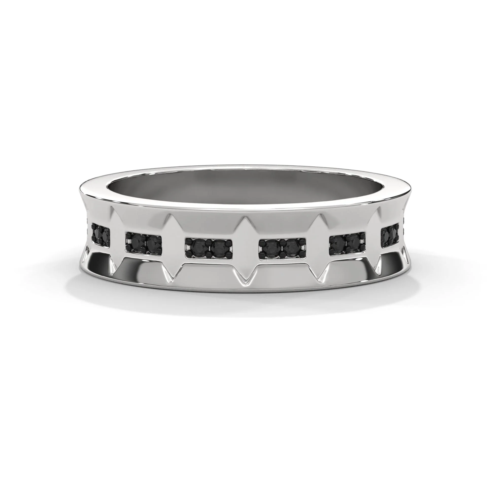 OBSIDIAN CROWN RING - Image 2