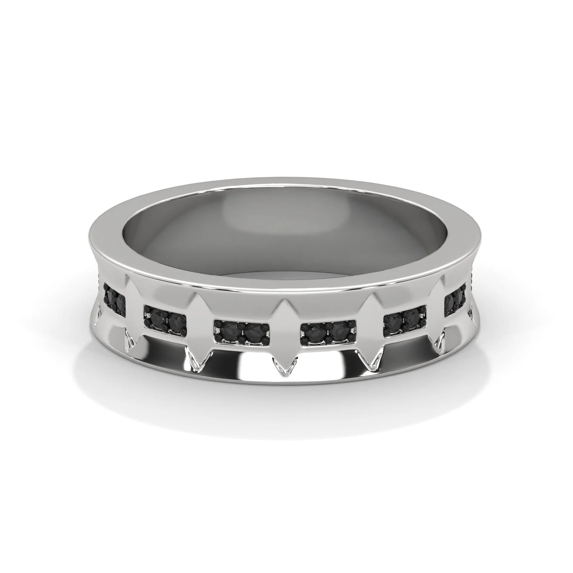 OBSIDIAN CROWN RING - Image 4