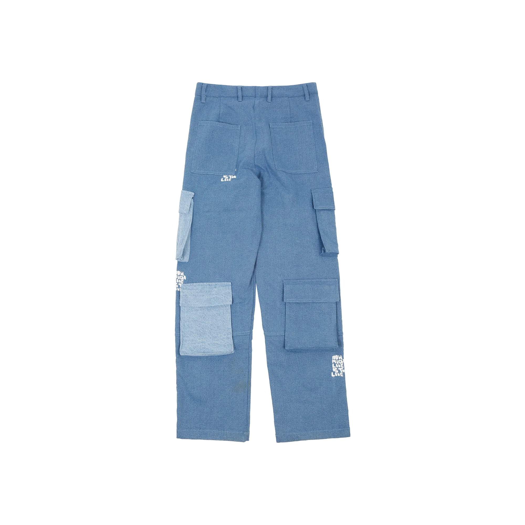Dual Tone Denim Cargos - Image 2