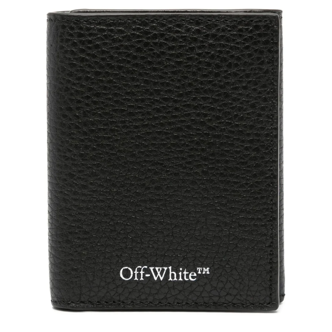 OFF WHITE 3D DIAG STRIPE CARD HOLDER BLACK