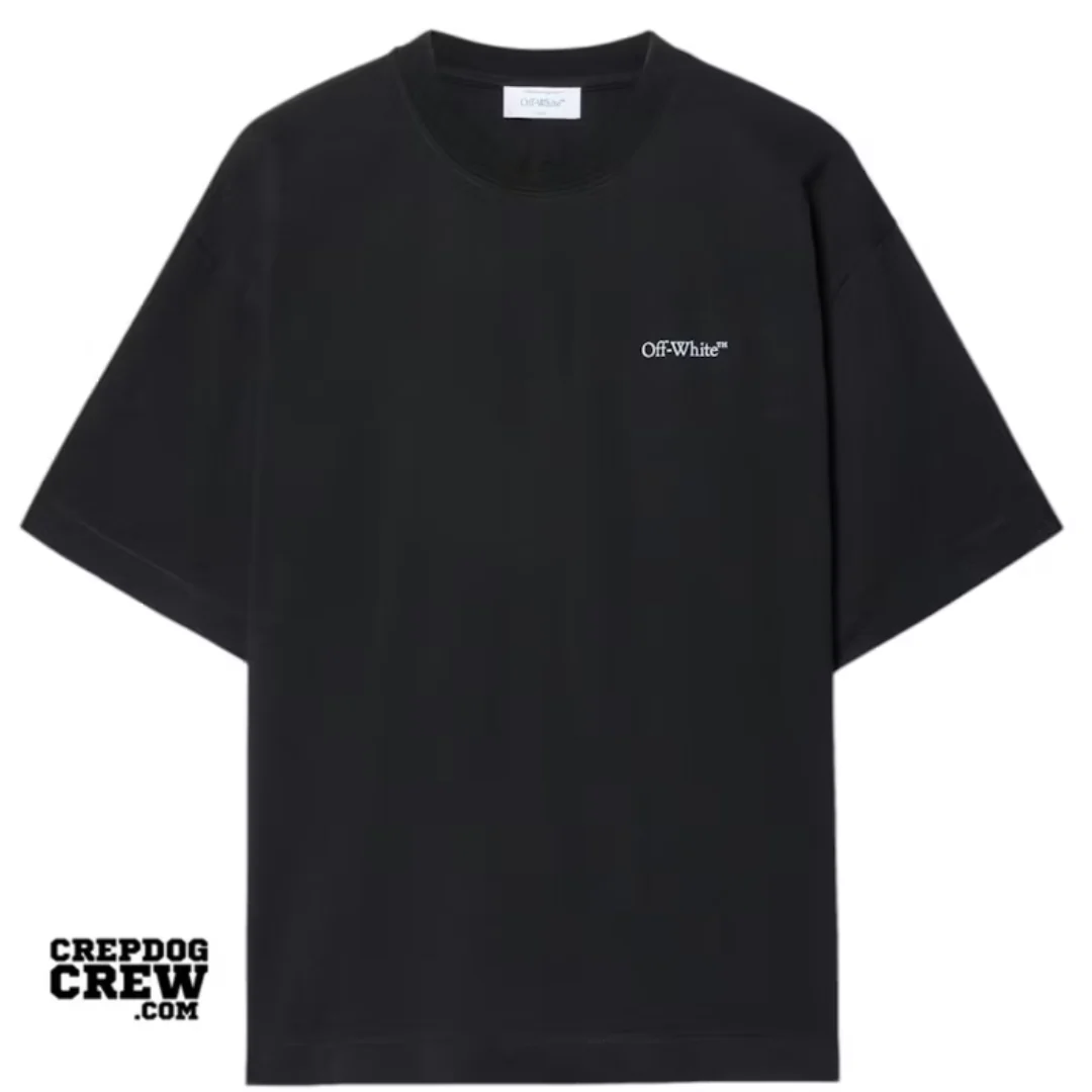 OFF WHITE BARBER ARROW SKATE TEE	BLACK