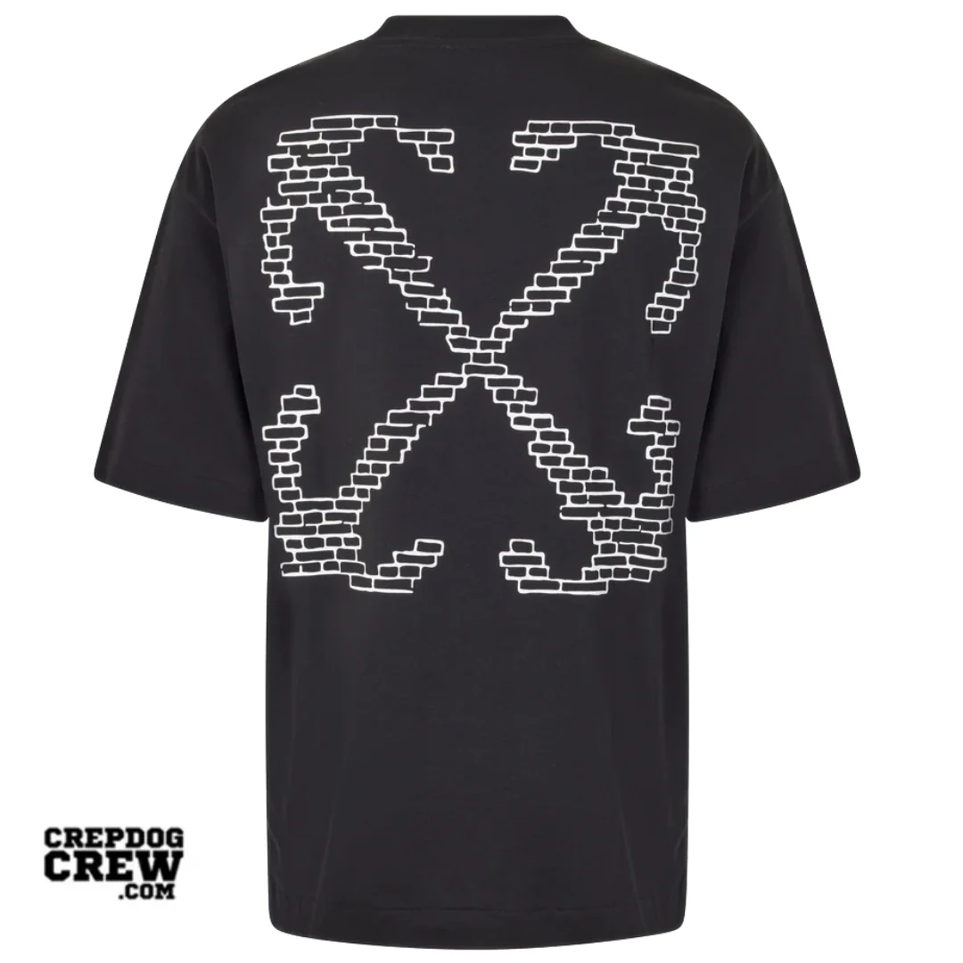 OFF WHITE BRICS ARROW SKATE TEE BLACK - Image 2