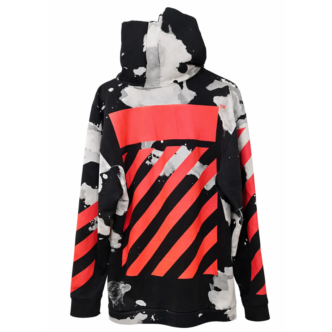 OFF WHITE LIQUID CAMO HOODED JACKET black grey - Image 2