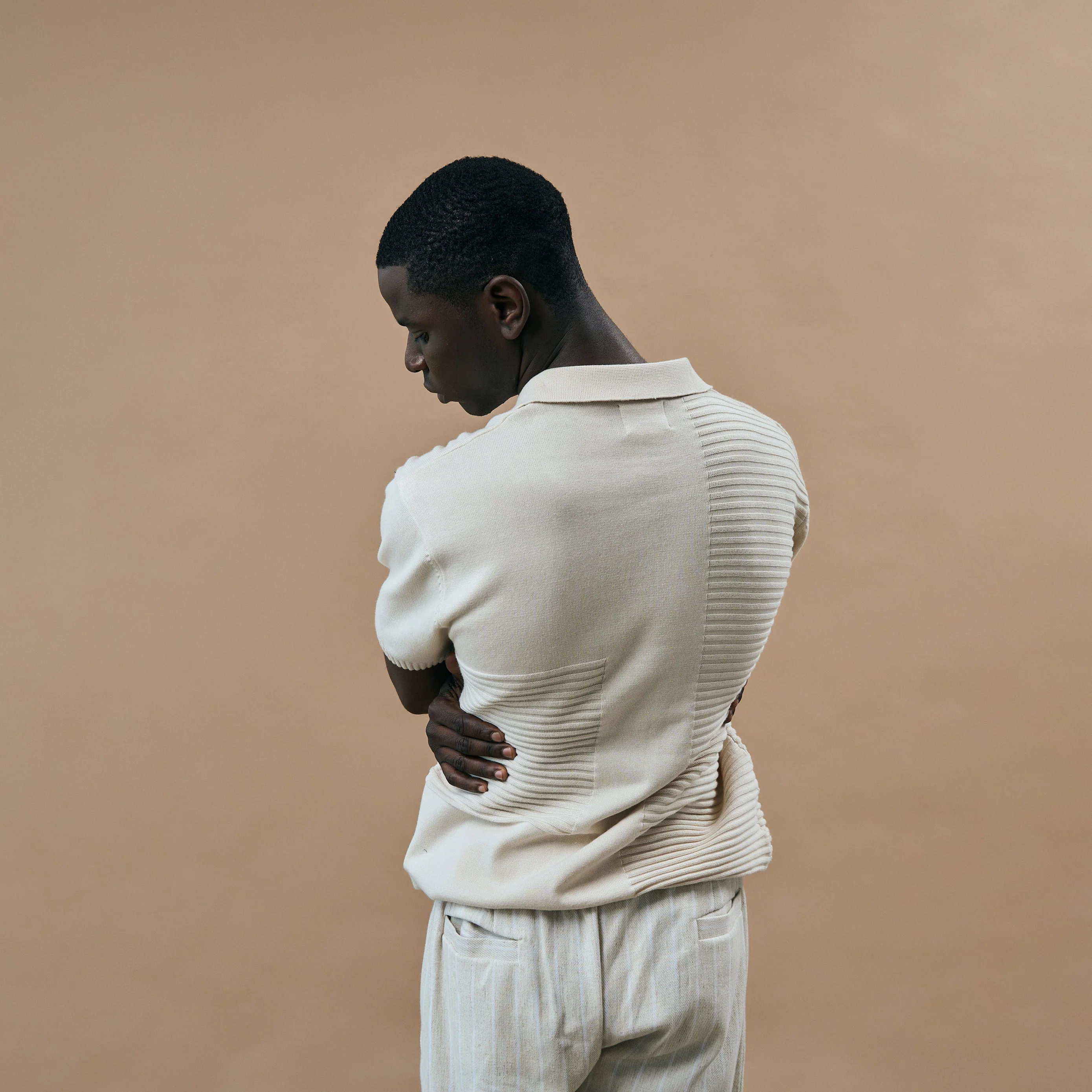 OLD MONEY POLO T-SHIRT - DULL CREAM - Image 4