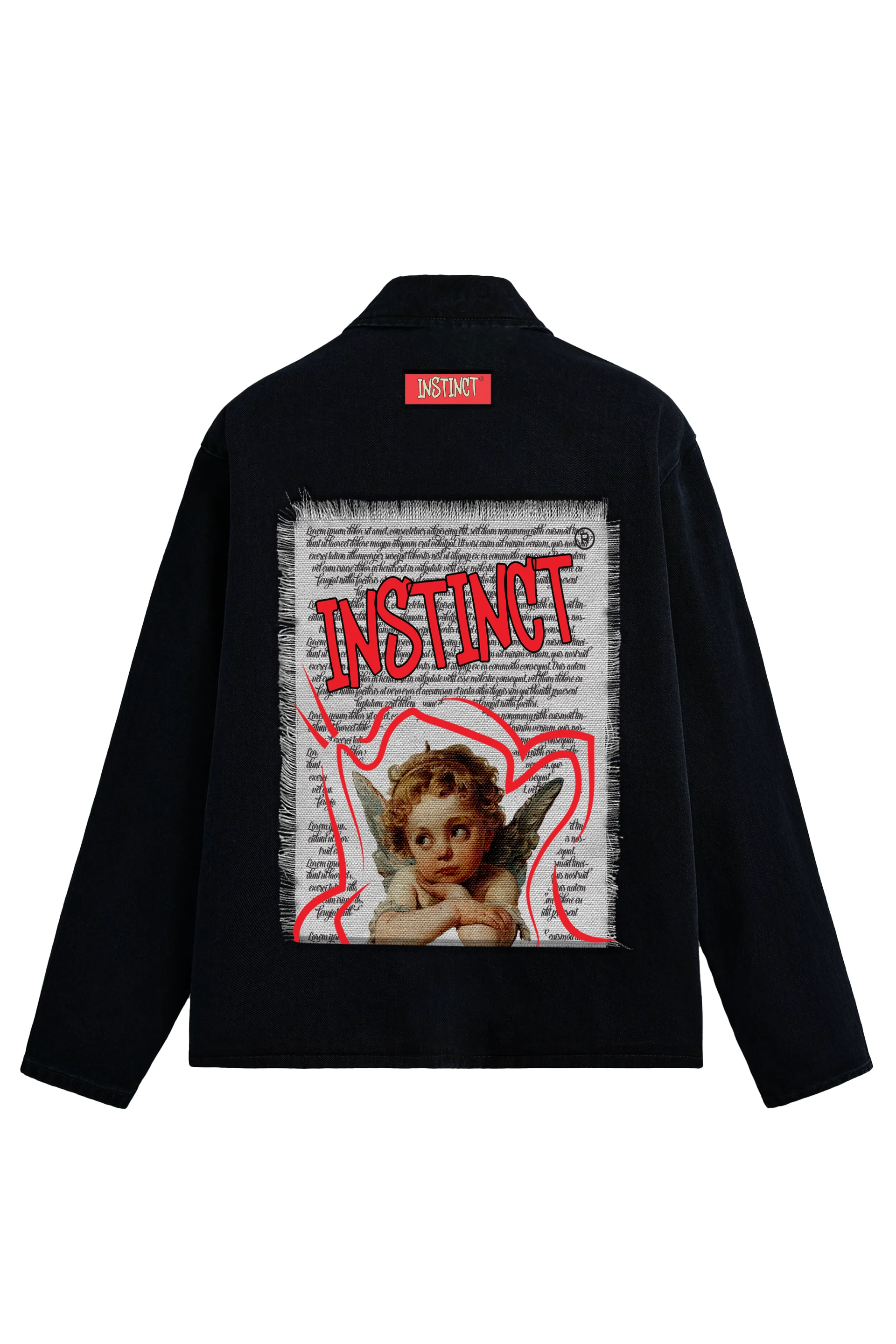 Old School Shacket - (Black)