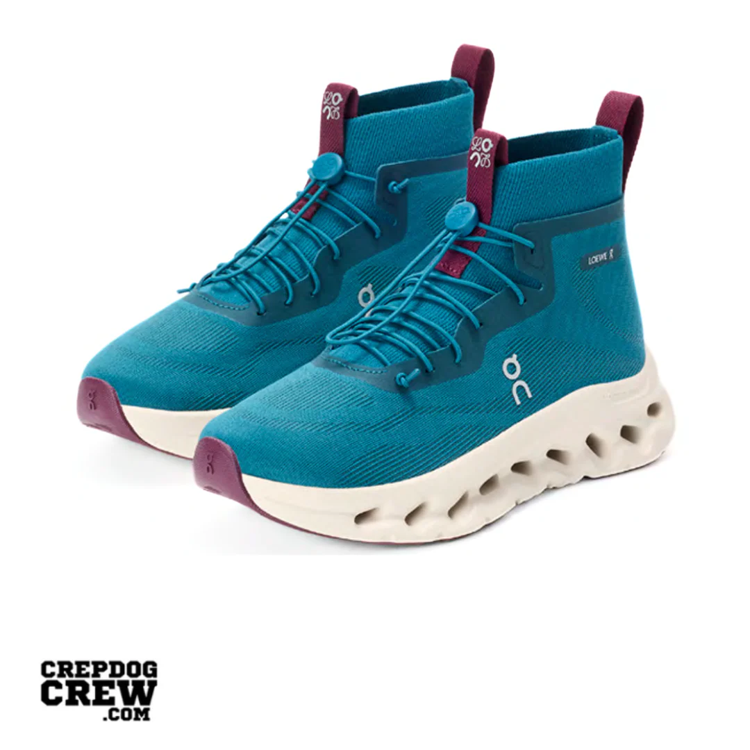 ON Running Cloudtilt Loewe high TEAL OATMEAL BURGUNDY - Image 2