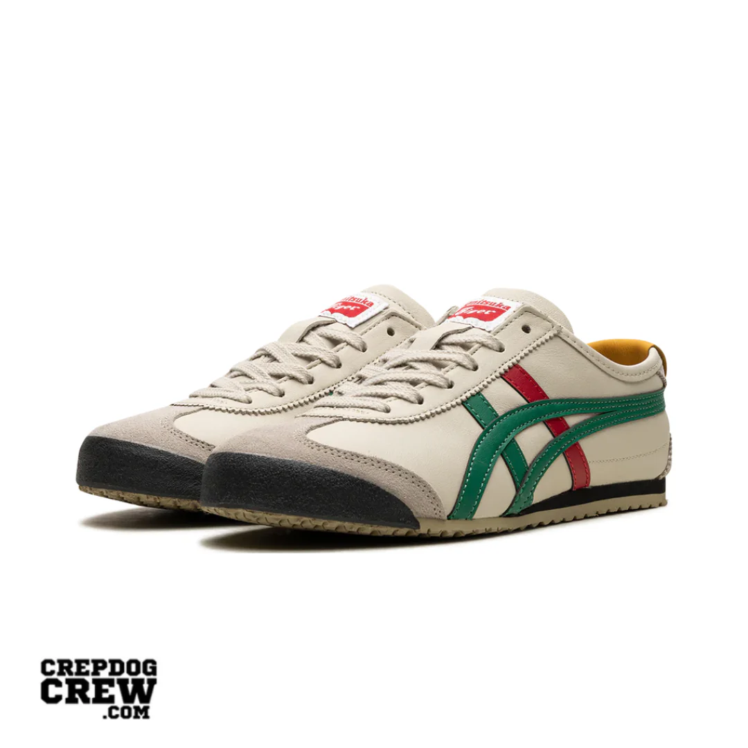 Onitsuka Tiger Mexico 66 Birch Green Red Yellow - Image 2