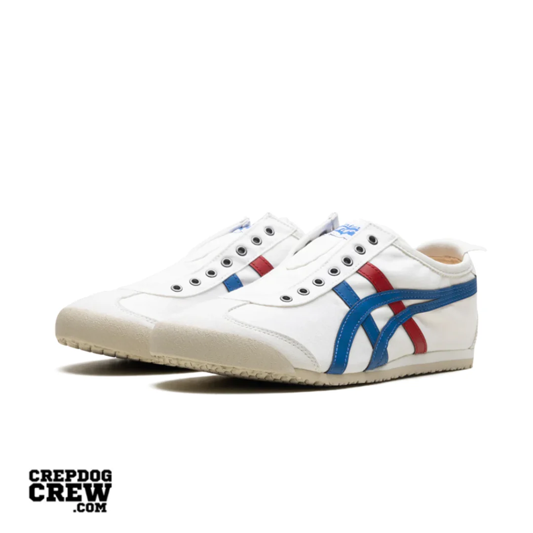 Onitsuka Tiger Mexico 66 Slip-On White Blue Red - Image 2