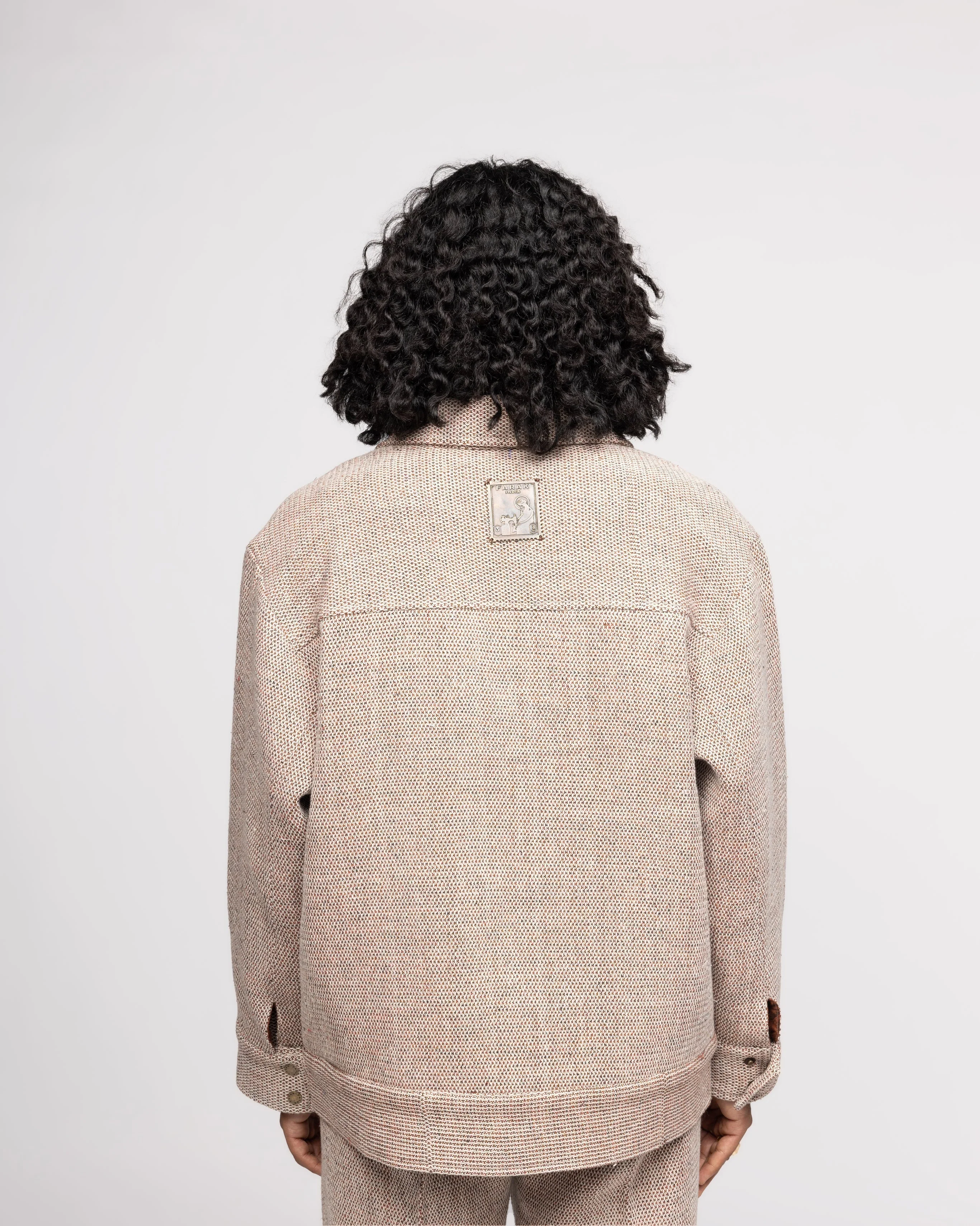 Organic Yarn Dyed Handwoven - Jacket - Image 2