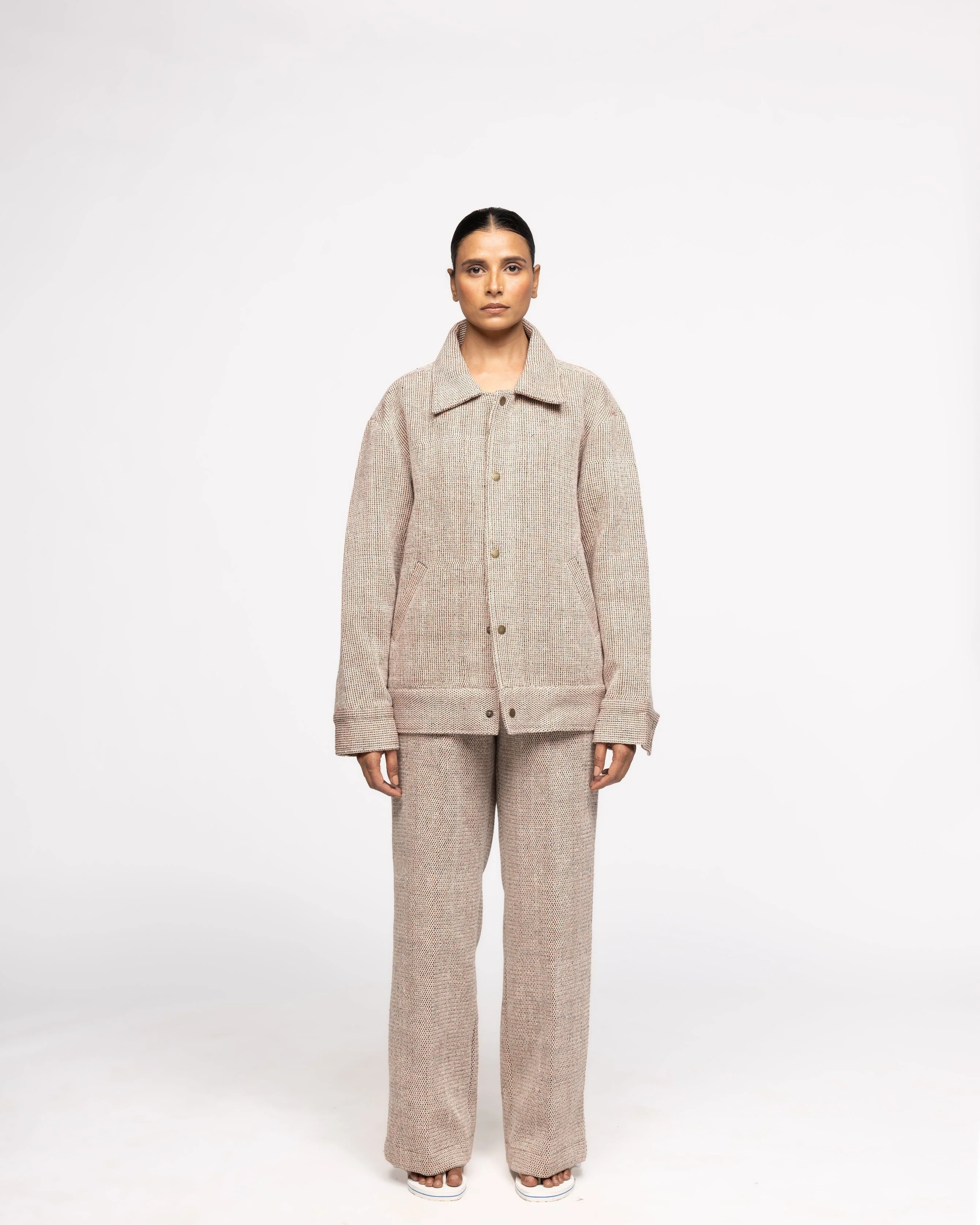 Organic Yarn Dyed Handwoven - Jacket - Image 7