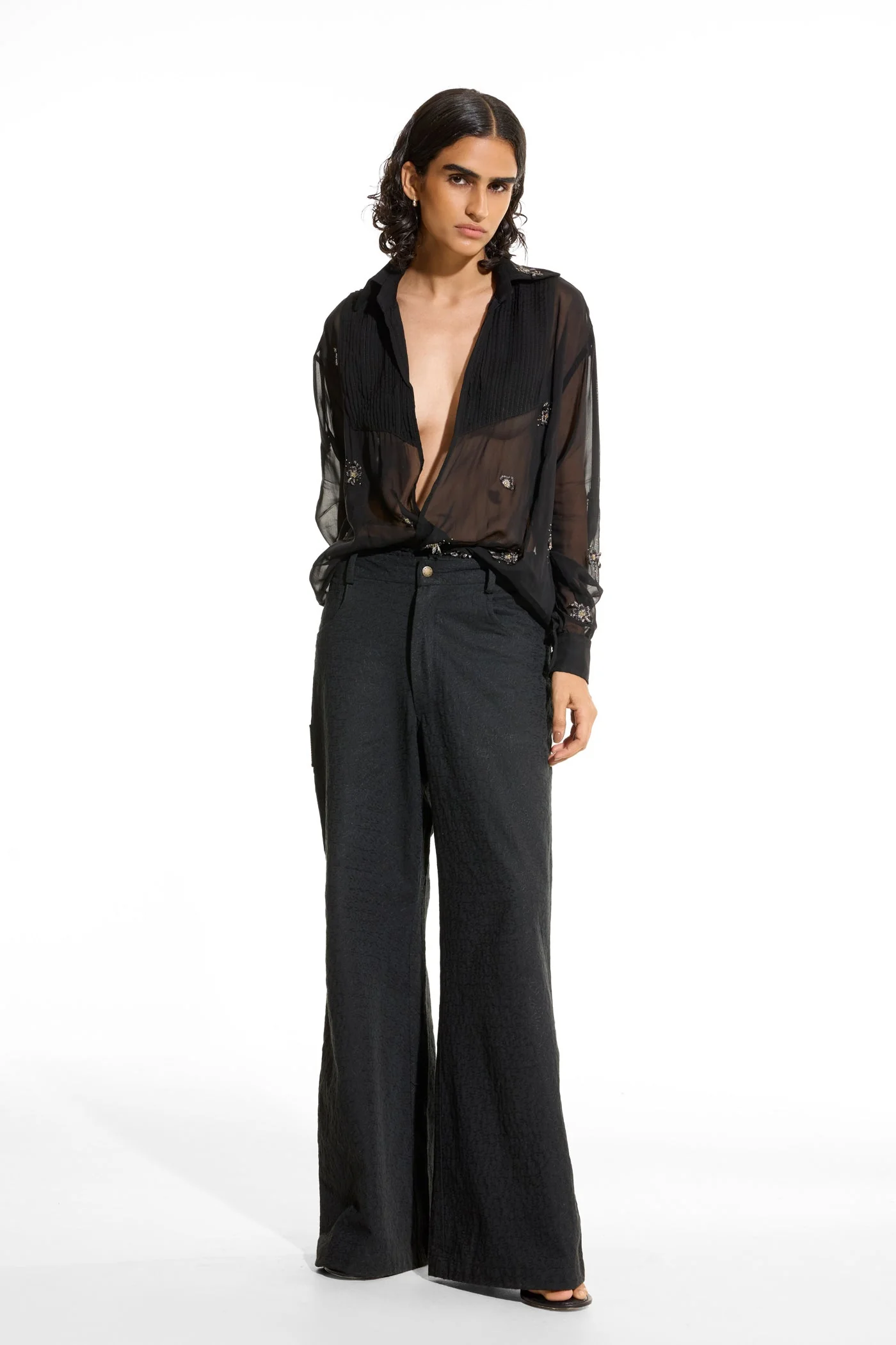 Organza Black Shirt - Image 10