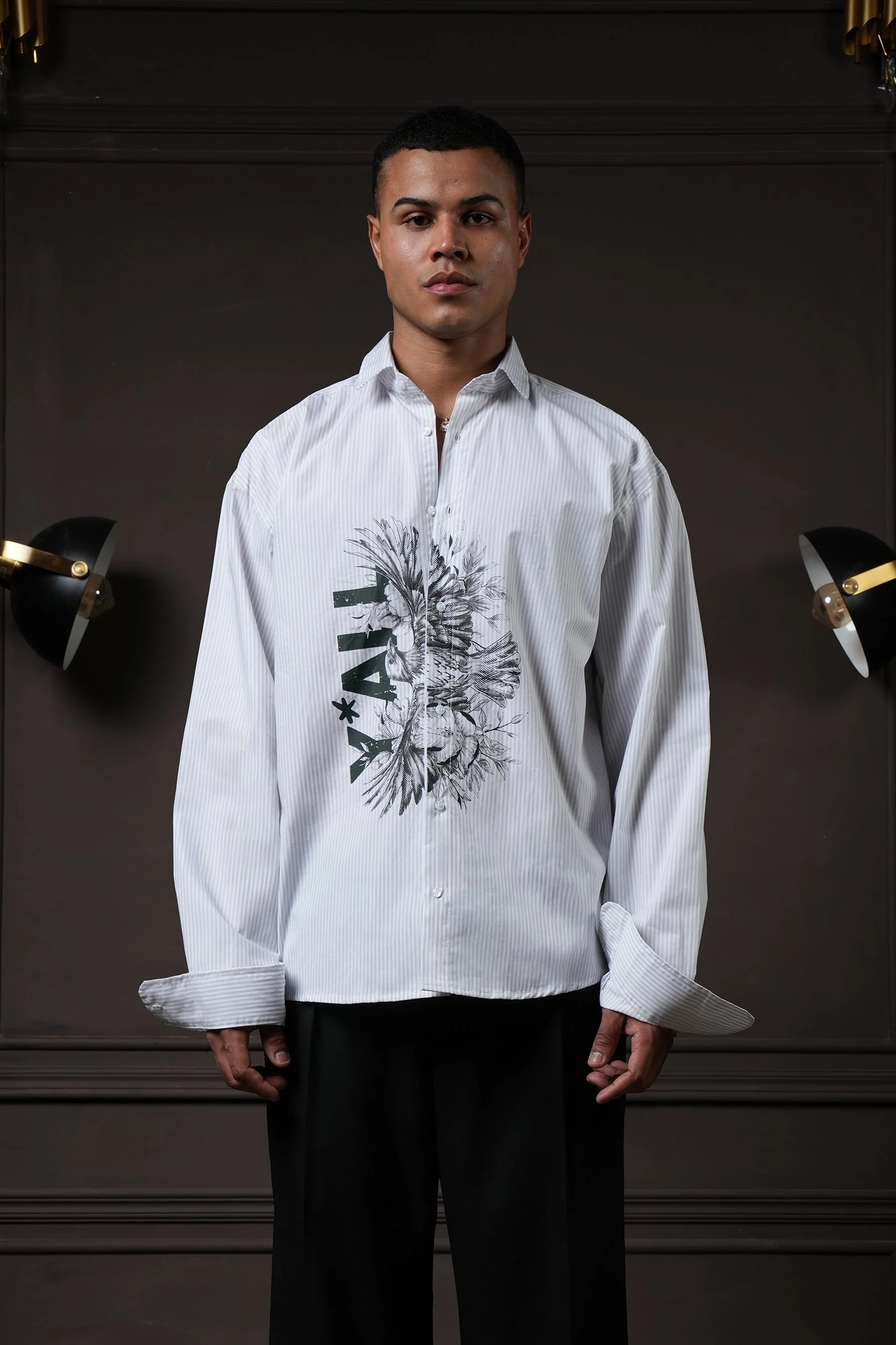 Overlay - Grey Pinstripes - Image 2
