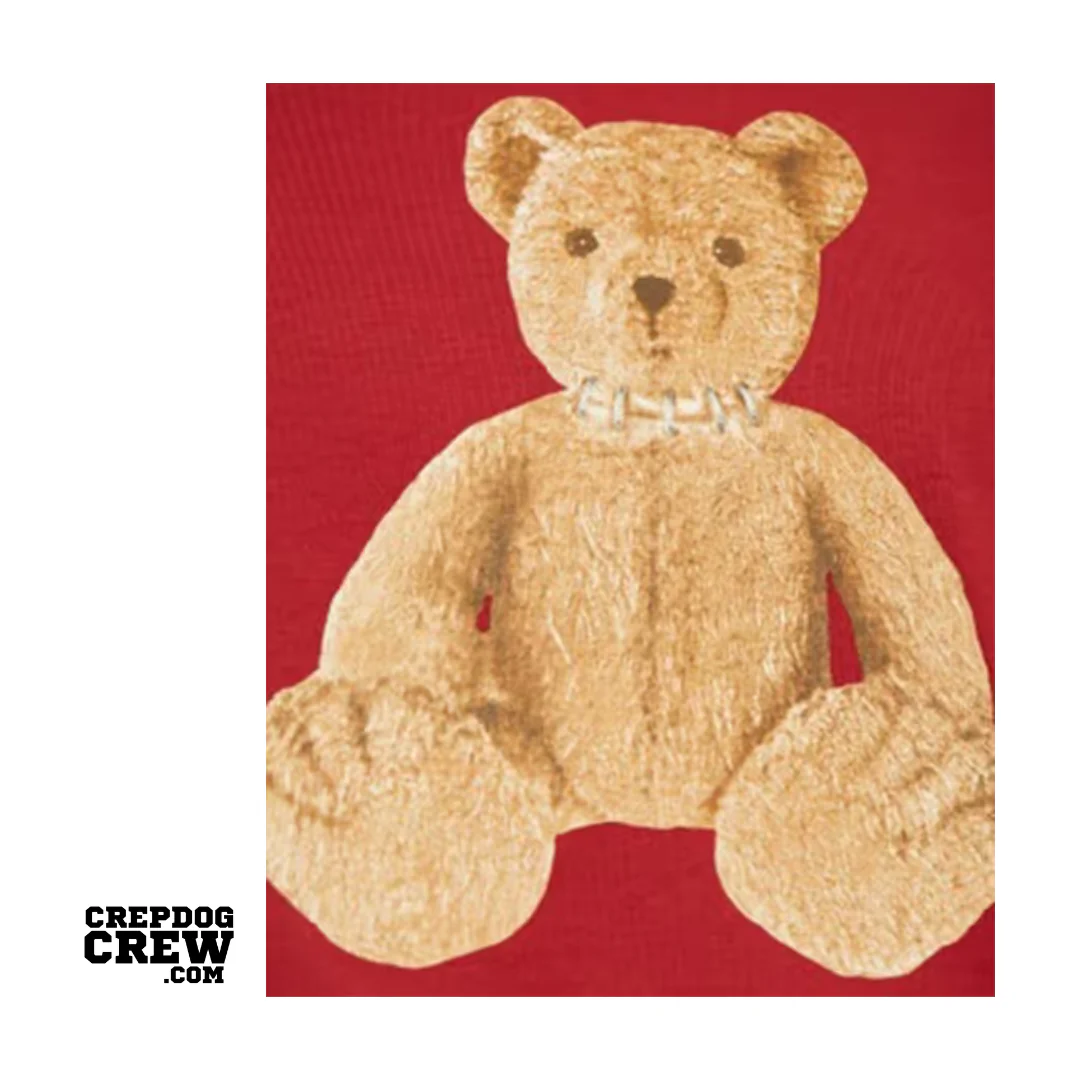 PALM ANGELS BEAR IN MIND REG TEE RED BROWN - Image 2