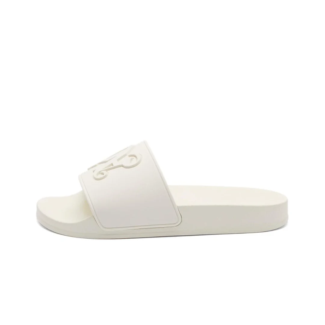 PALM ANGELS MONOGRAM SLIDES	WHITE