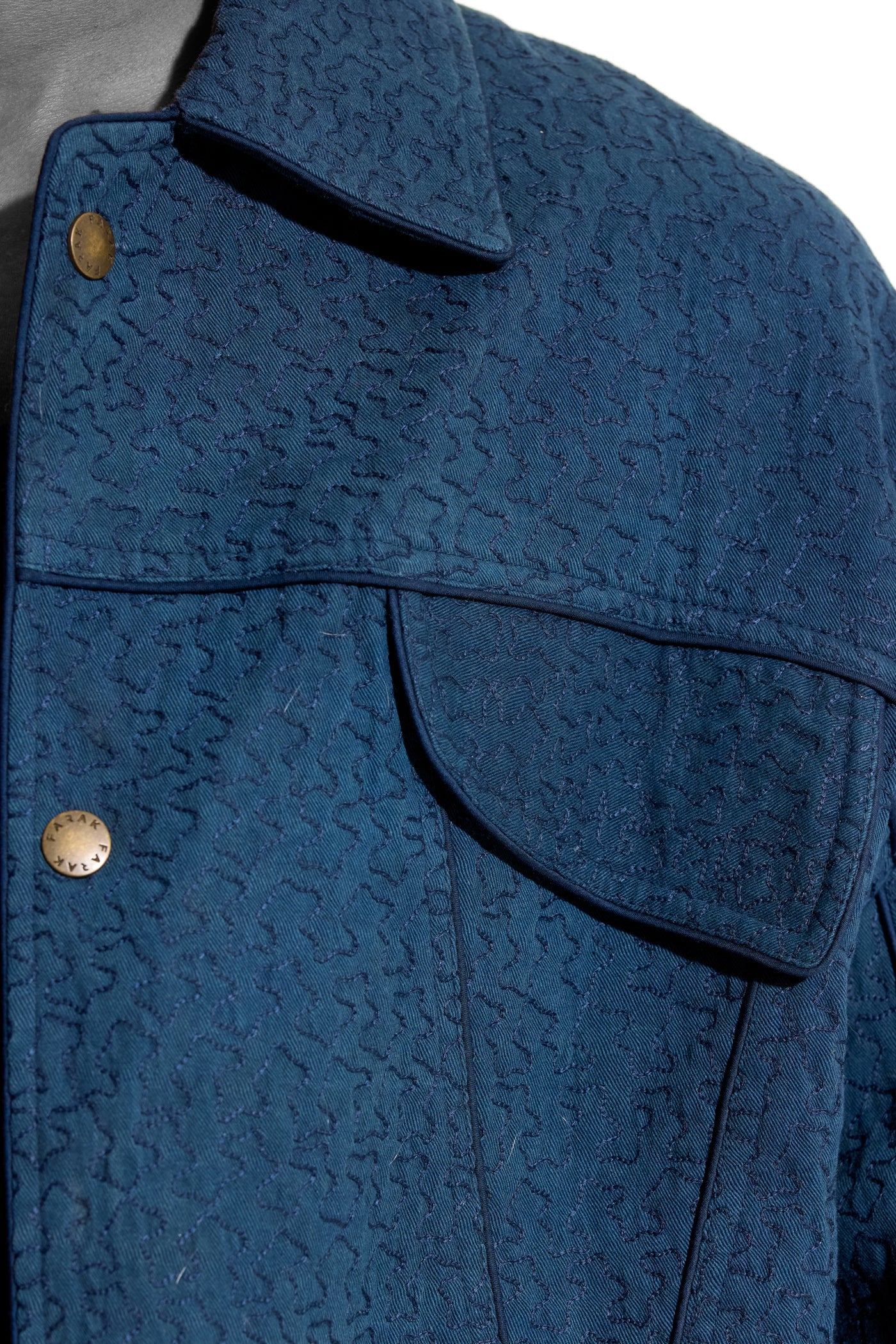 Paniya Blue Summer Jacket - Image 3