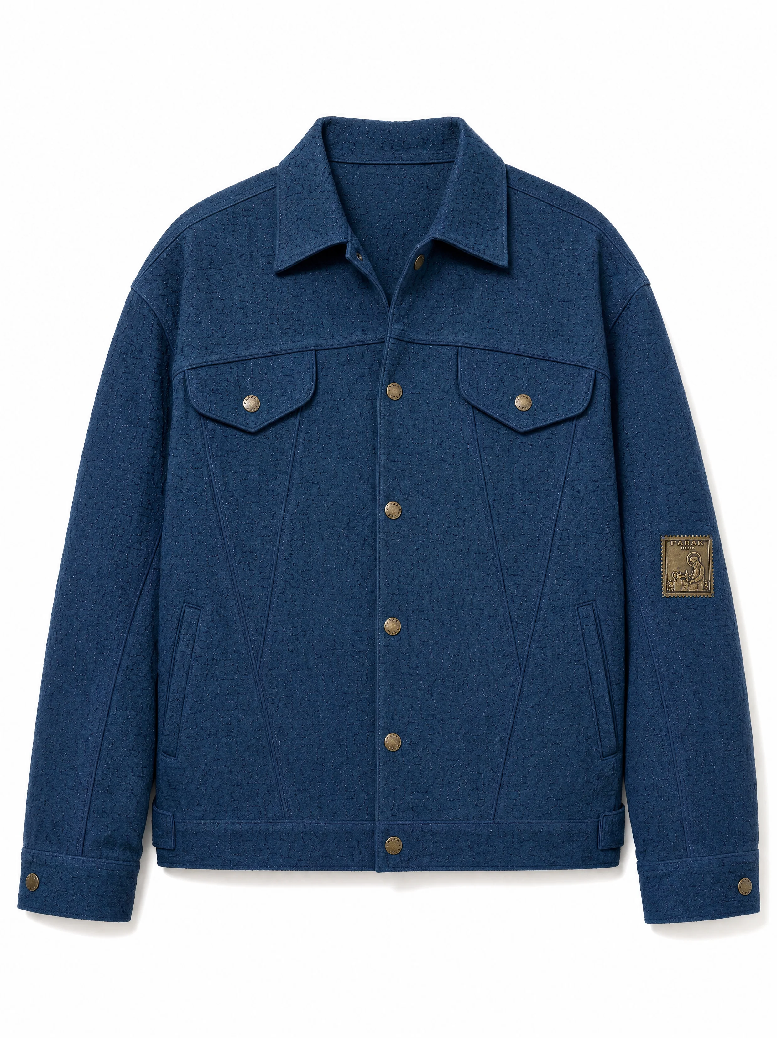 Paniya Blue Summer Jacket - Image 5