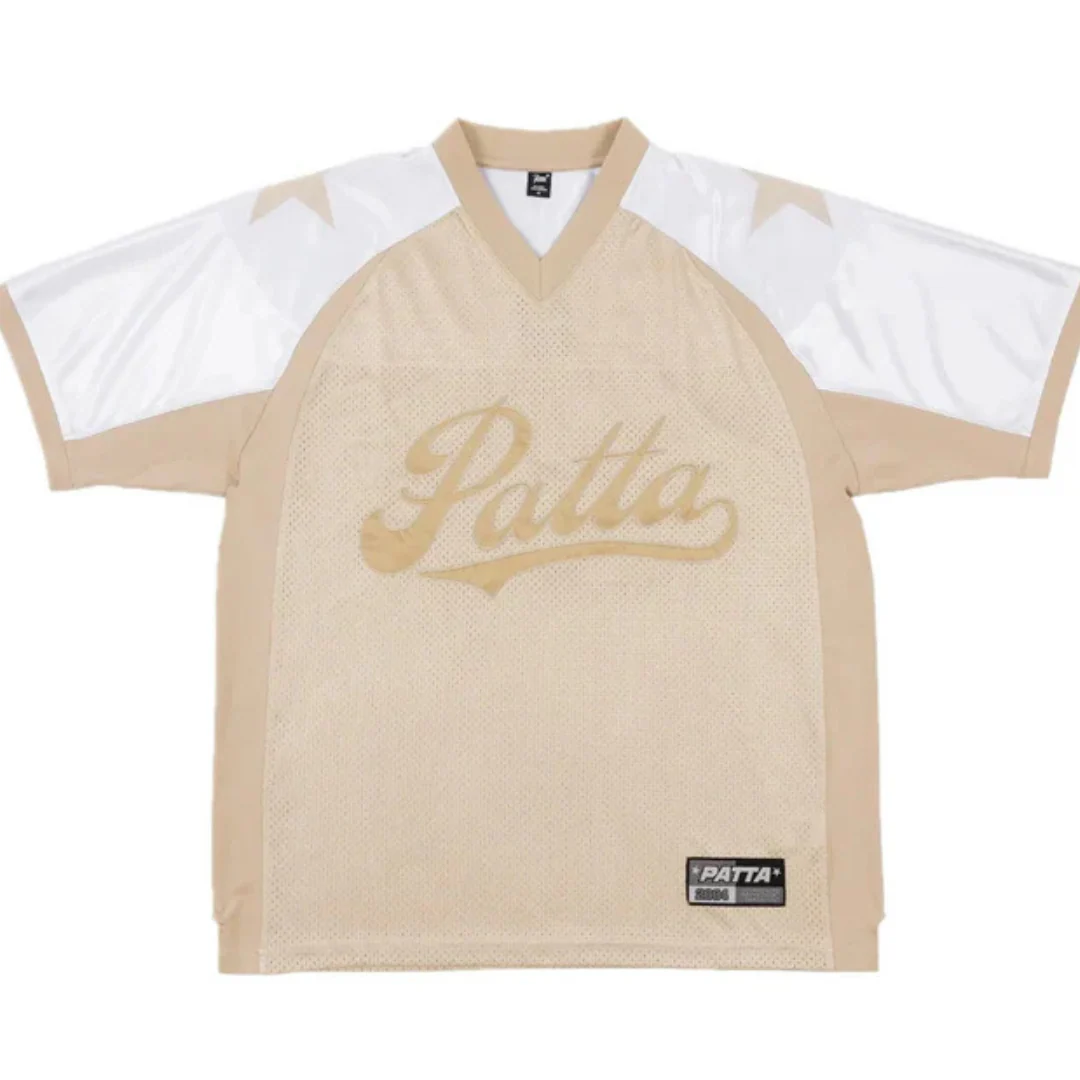 Patta RESPECT football jersey Cement White