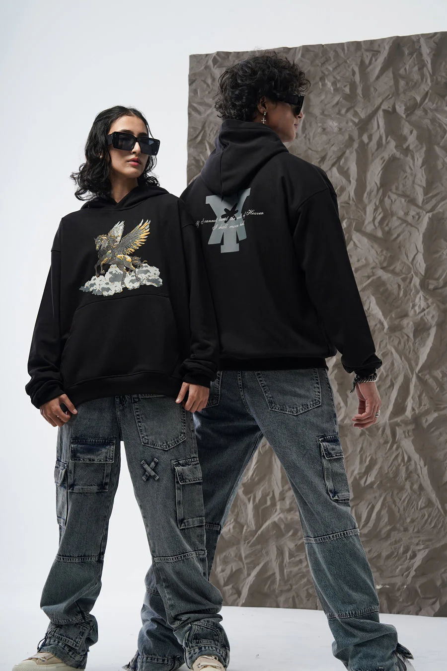 PEGASUS HOODIE BLACK - Image 11