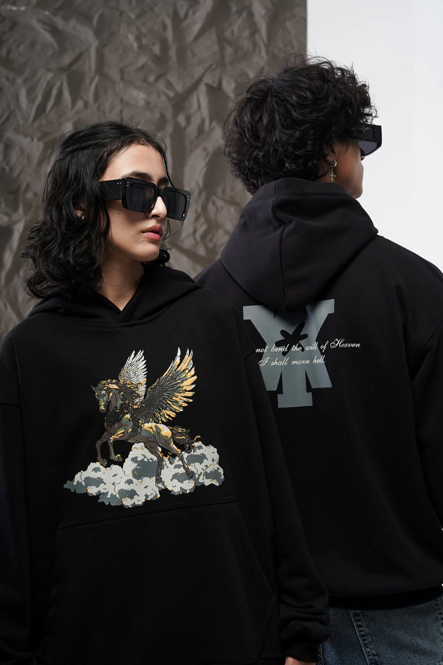 PEGASUS HOODIE BLACK - Image 13