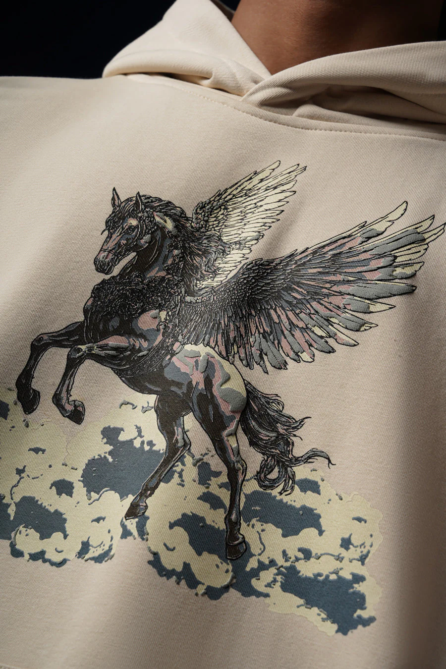 PEGASUS HOODIE TINTED BEIGE - Image 6