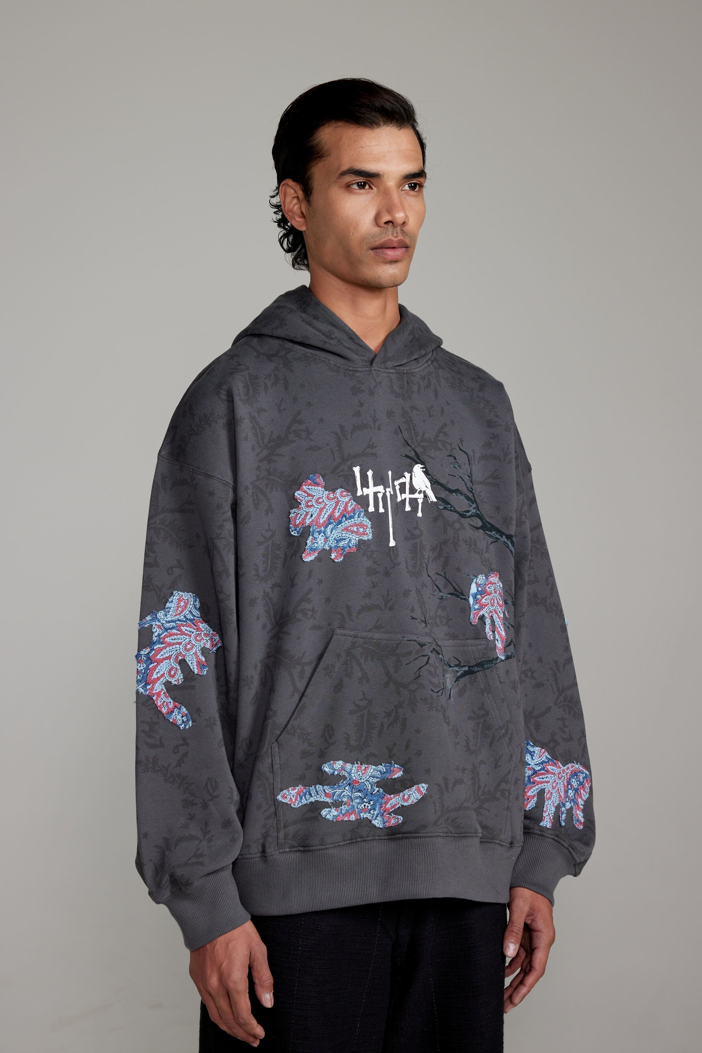 “Persistence of Time” Block Print-Hoodie - Image 7