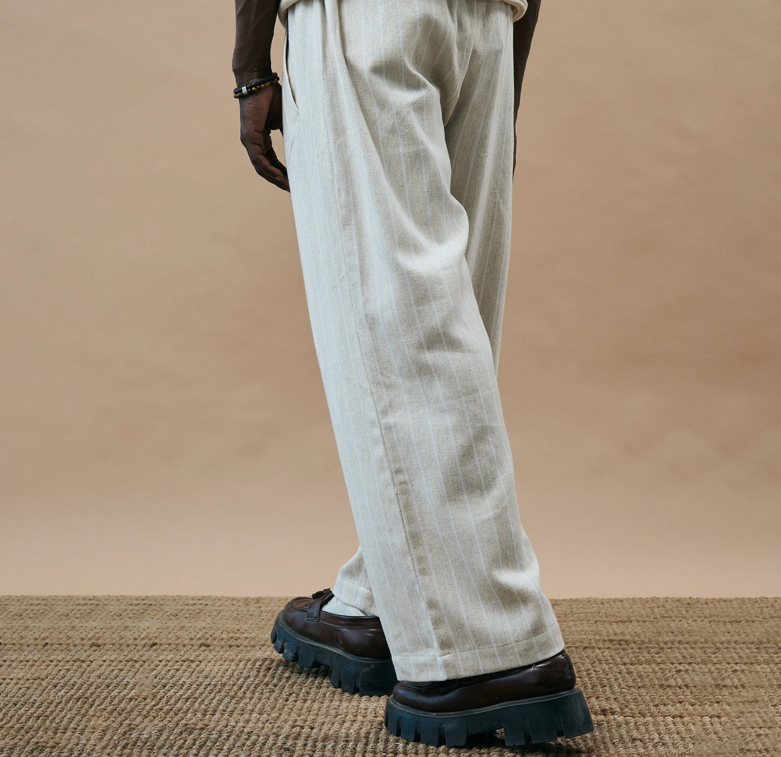PLEATED PYJAMA- DOUGH - Image 4