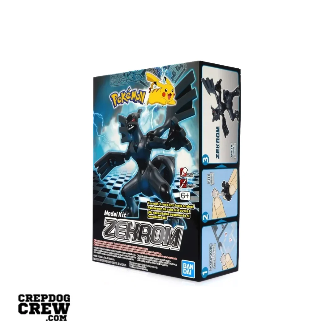 POKEMON BANDAI SPIRITS BLACK AND WHITE ZEKROM MODEL KIT