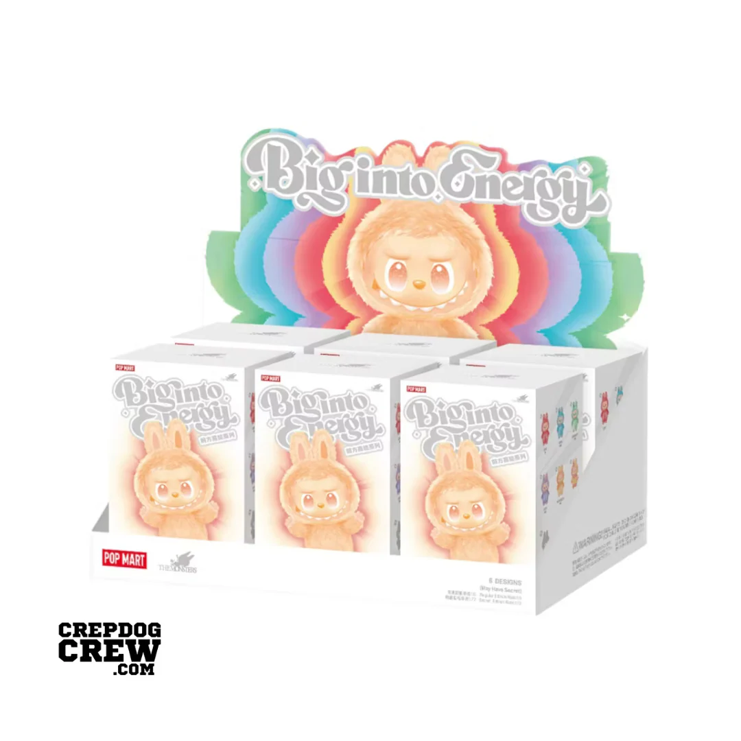 Pop Mart Labubu The Monsters Big into Energy Series Vinyl Plush Pendant Sealed Case (pack of 6)
