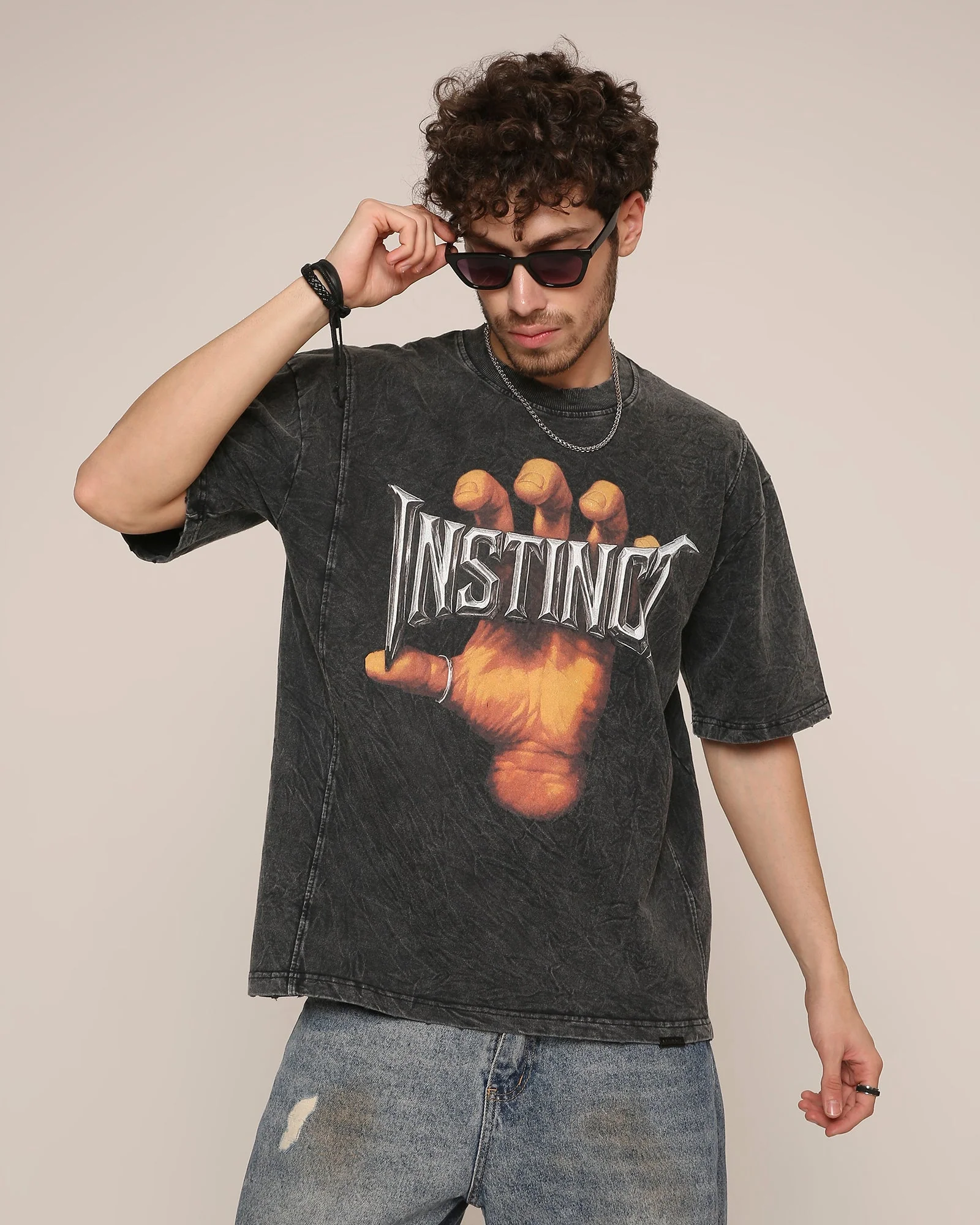 Primal Energy - Oversized Tshirt (Grey) - Image 2