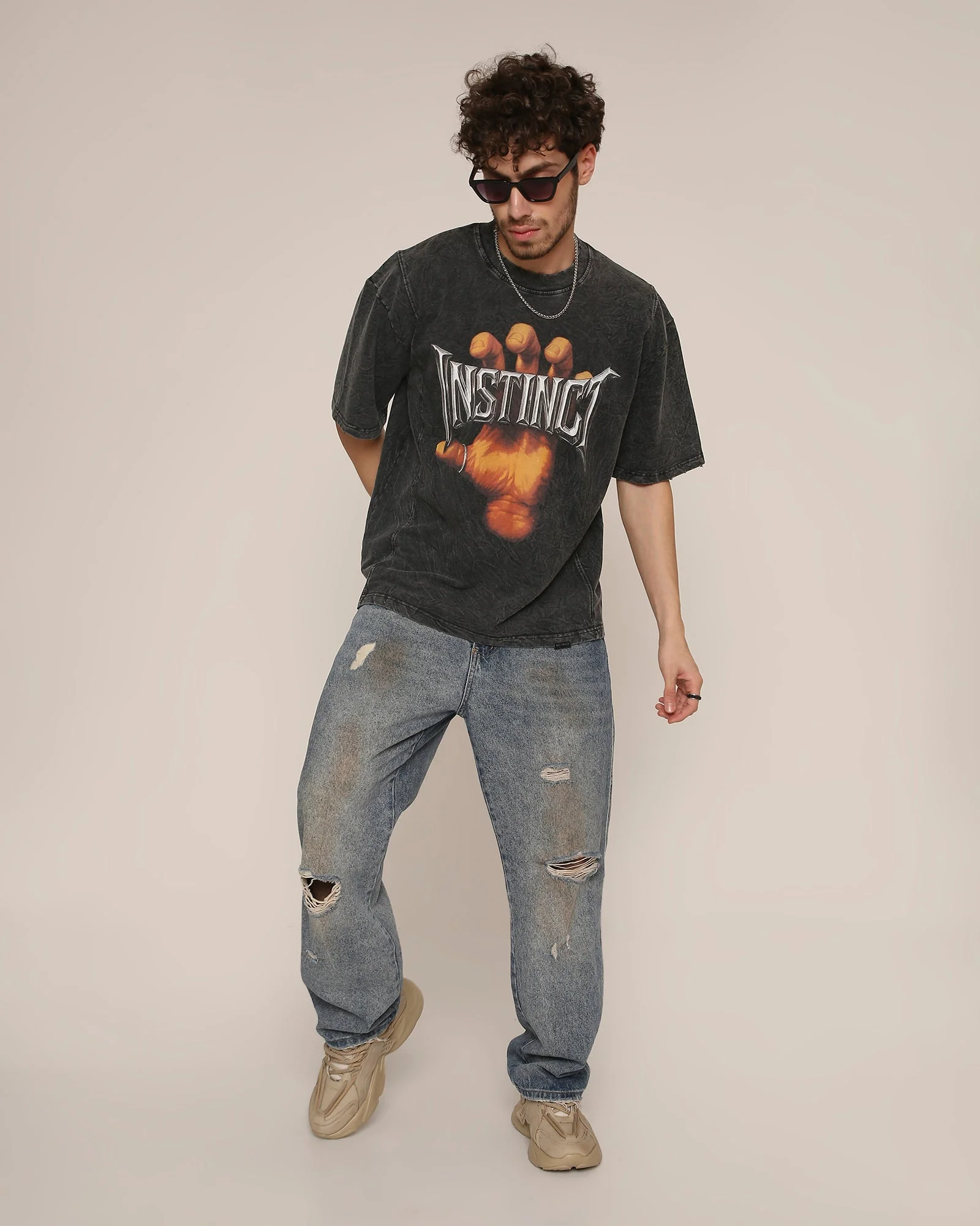 Primal Energy - Oversized Tshirt (Grey) - Image 4