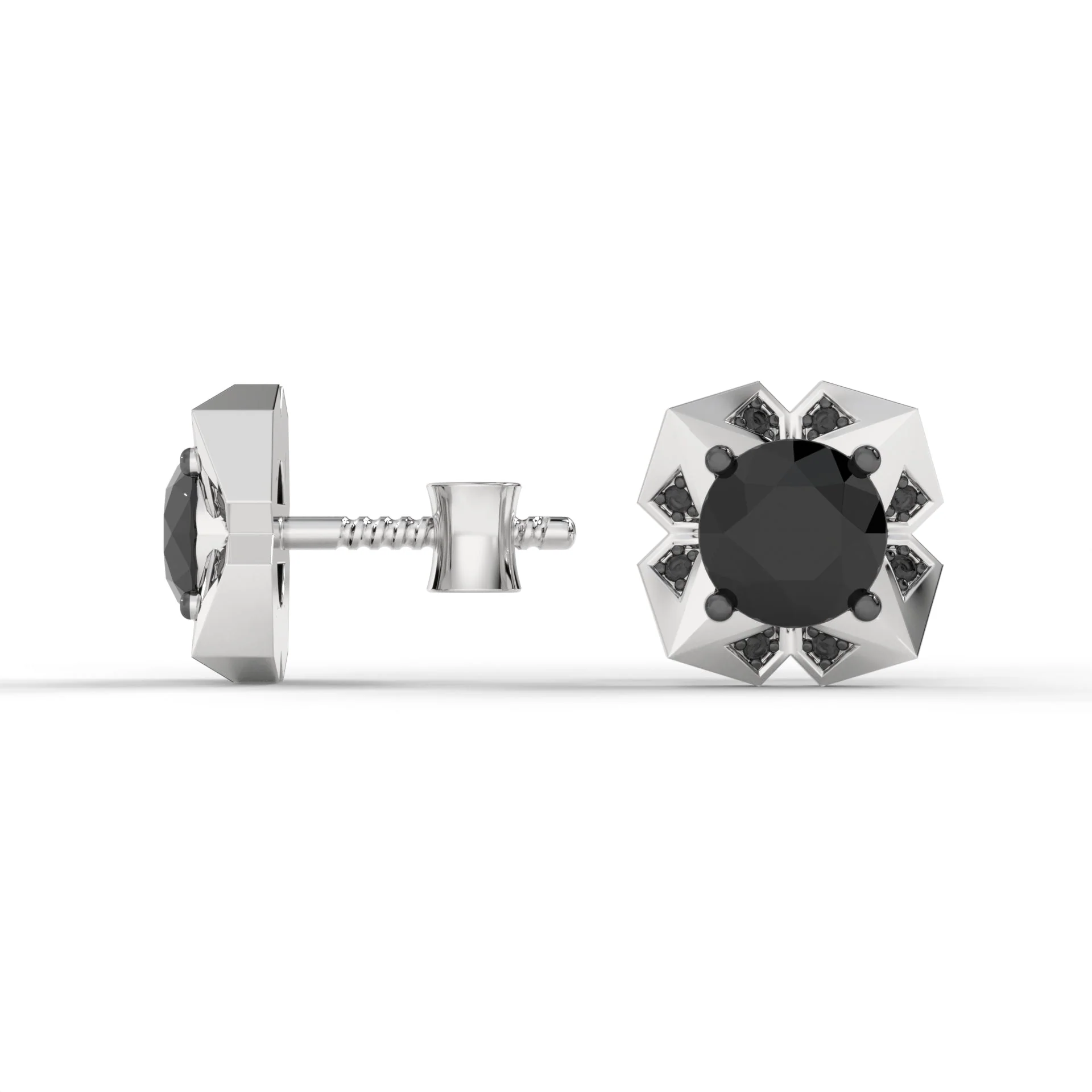PRISM STUDS (Black) - Image 2
