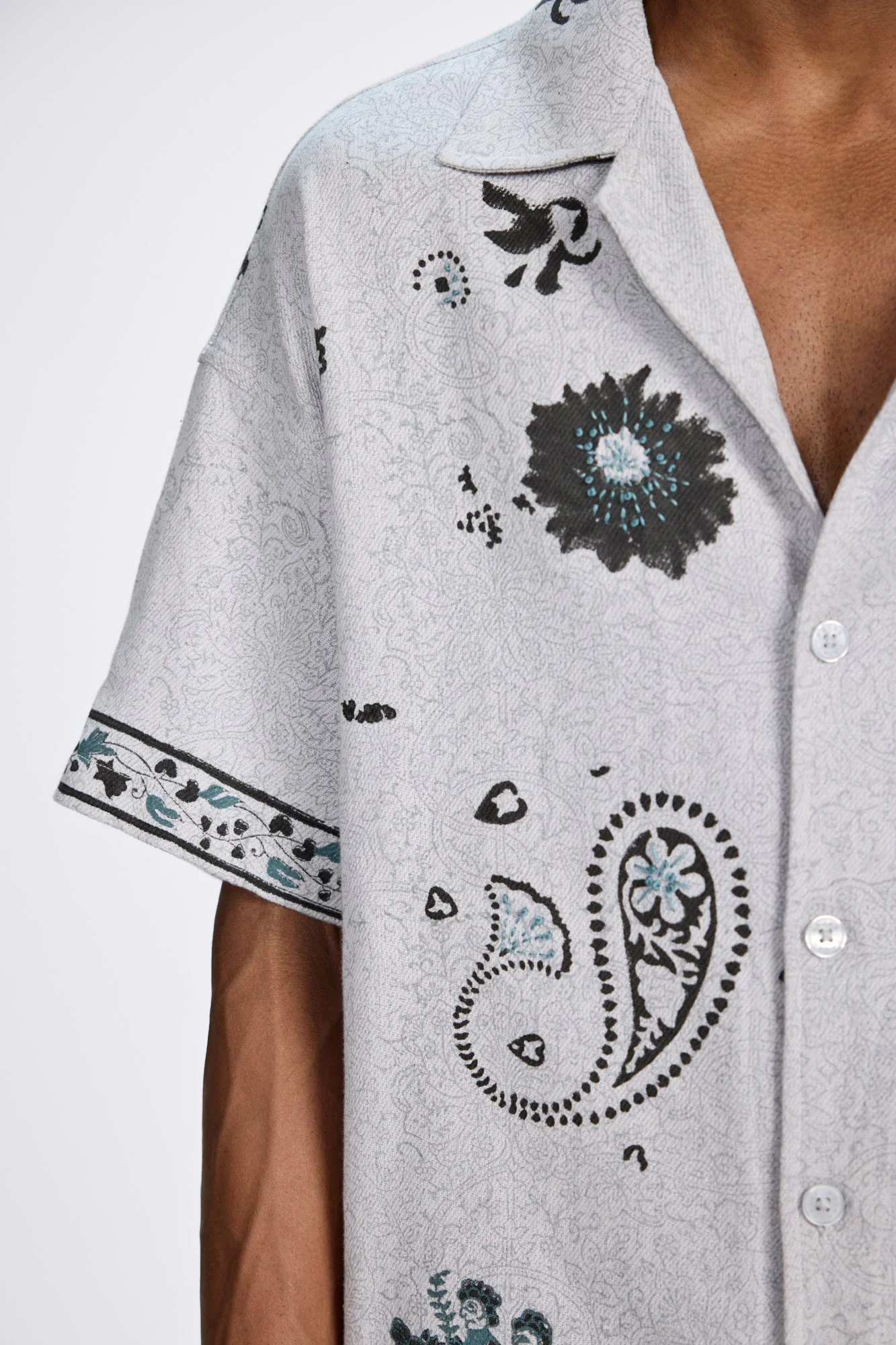 Raat ki Rani' Handmade Shirt - Image 6