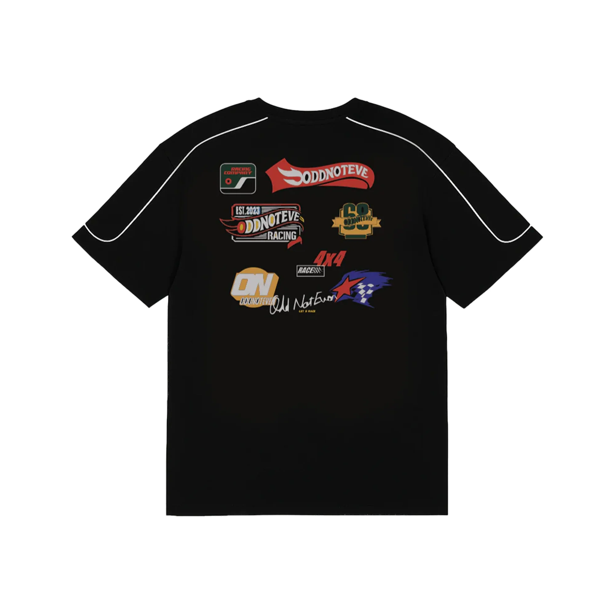 Racer Black Tshirt