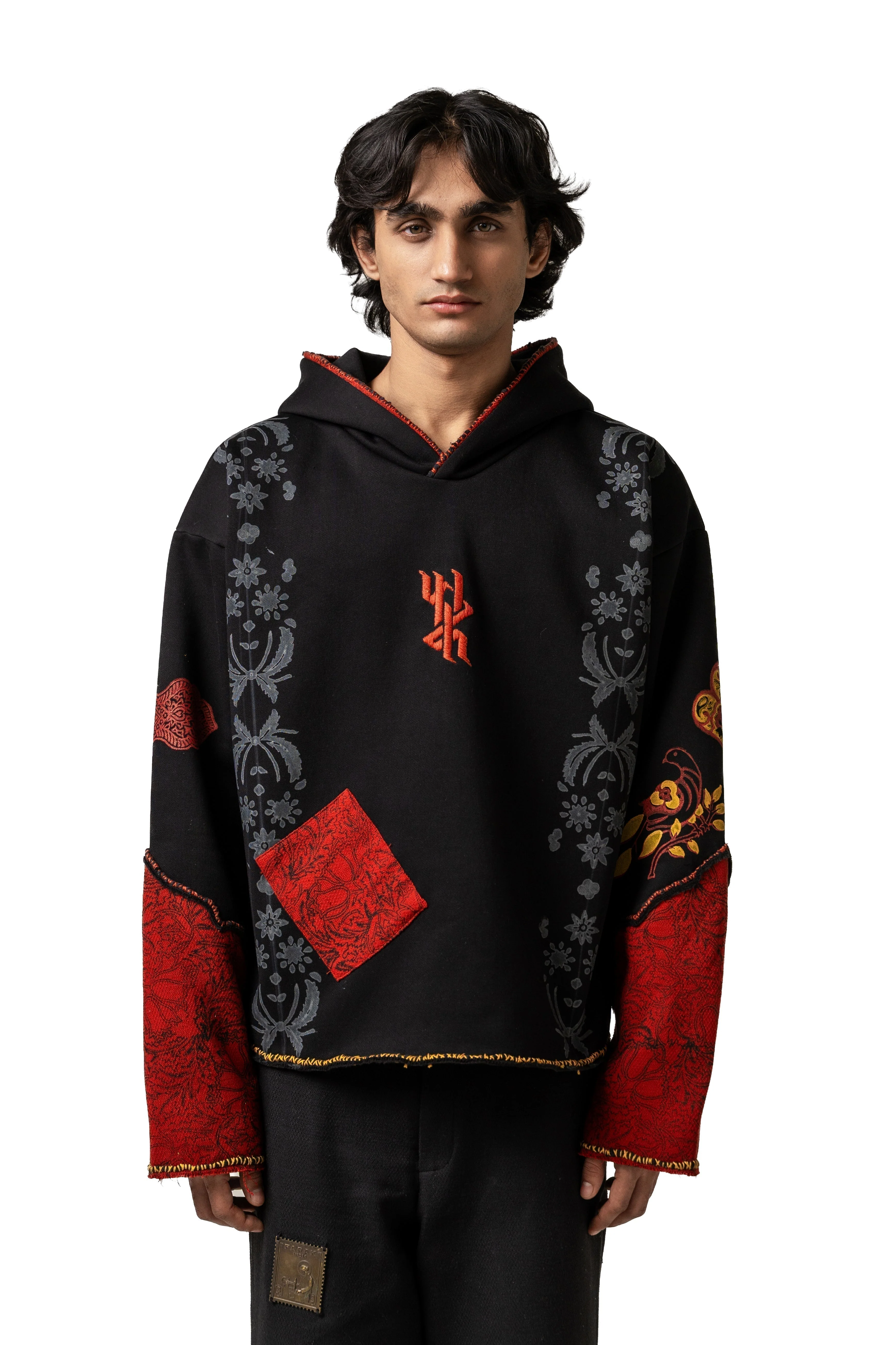 Rebellion' Handmade Hoodie - Image 3