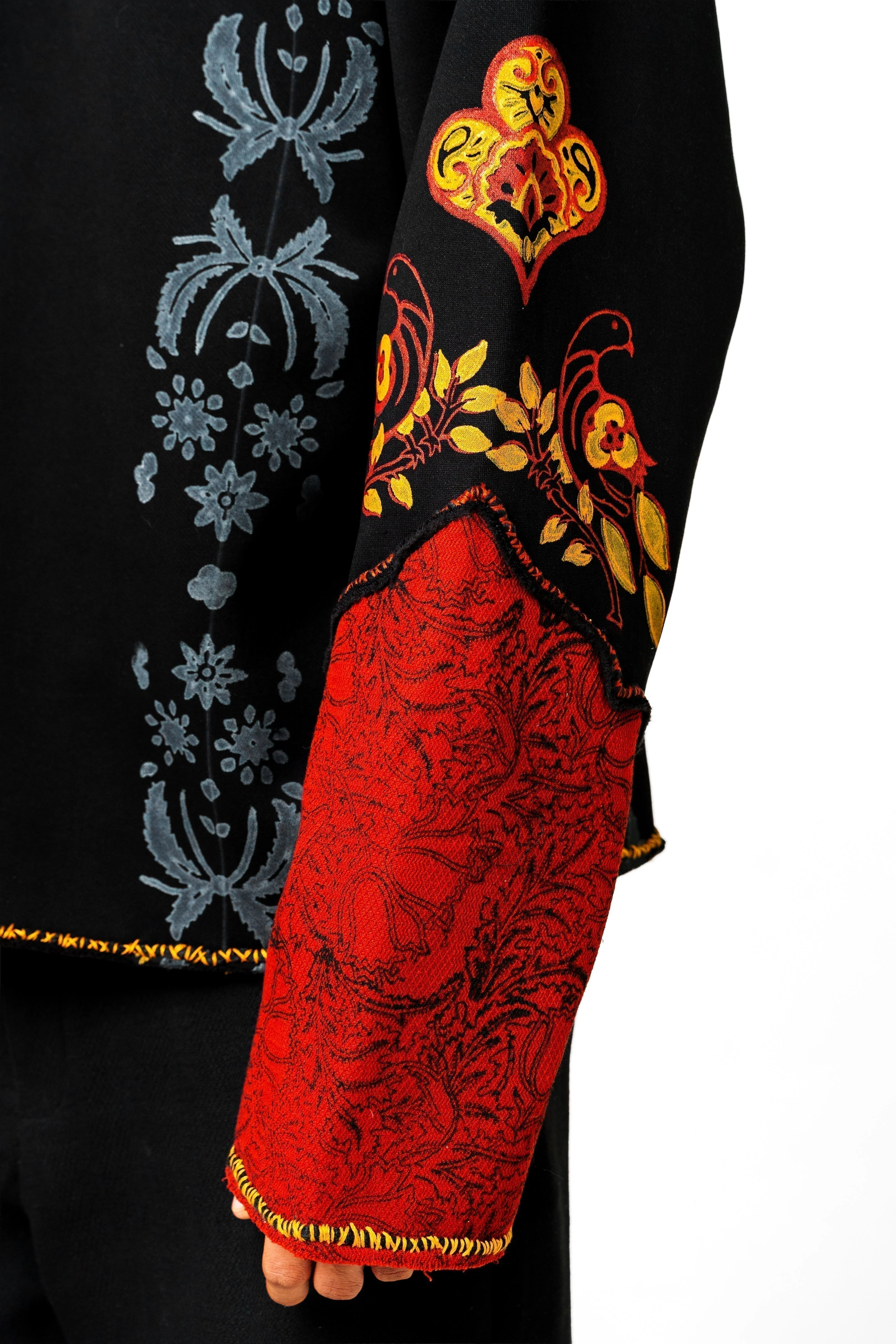 Rebellion' Handmade Hoodie - Image 5