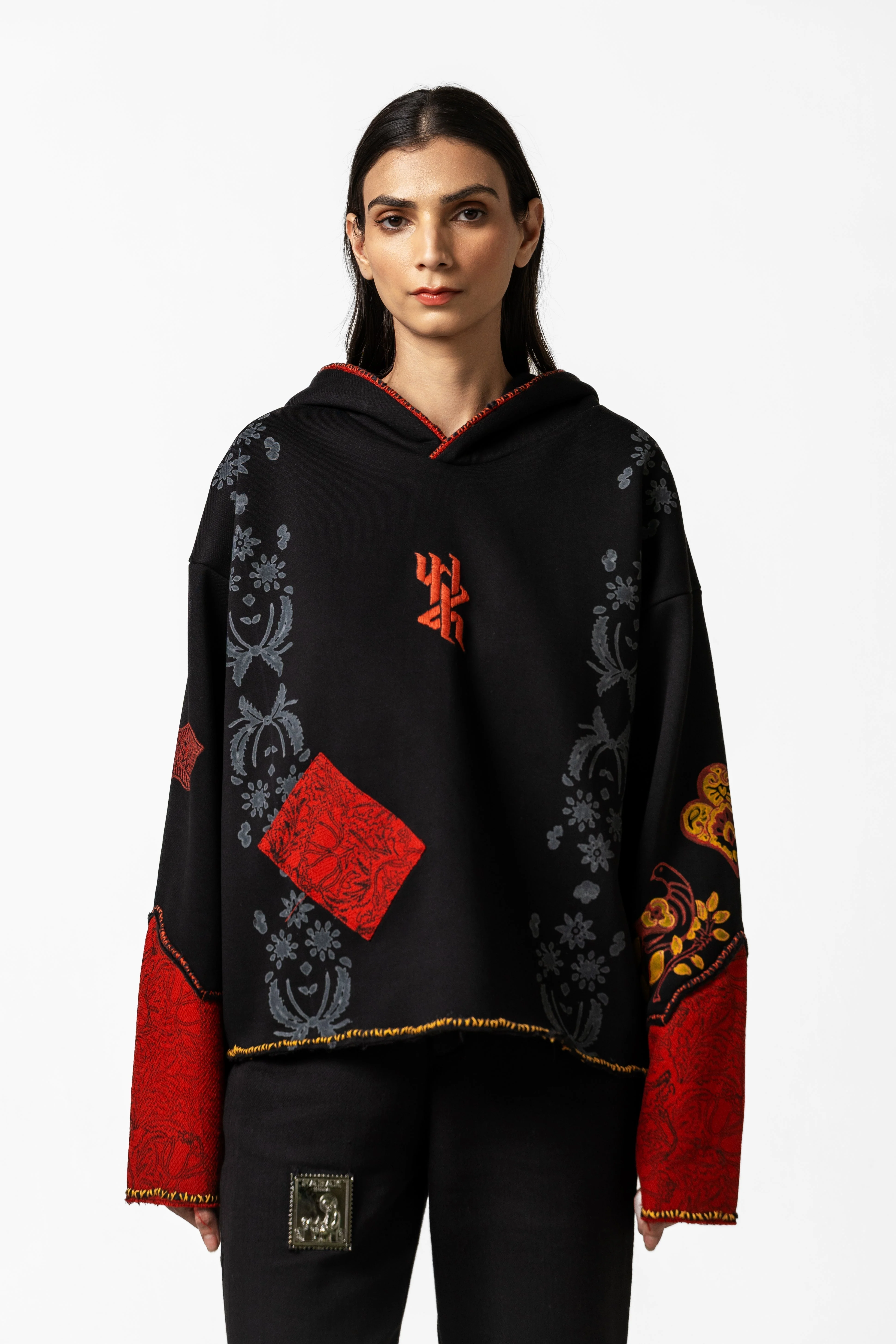 Rebellion' Handmade Hoodie - Image 8