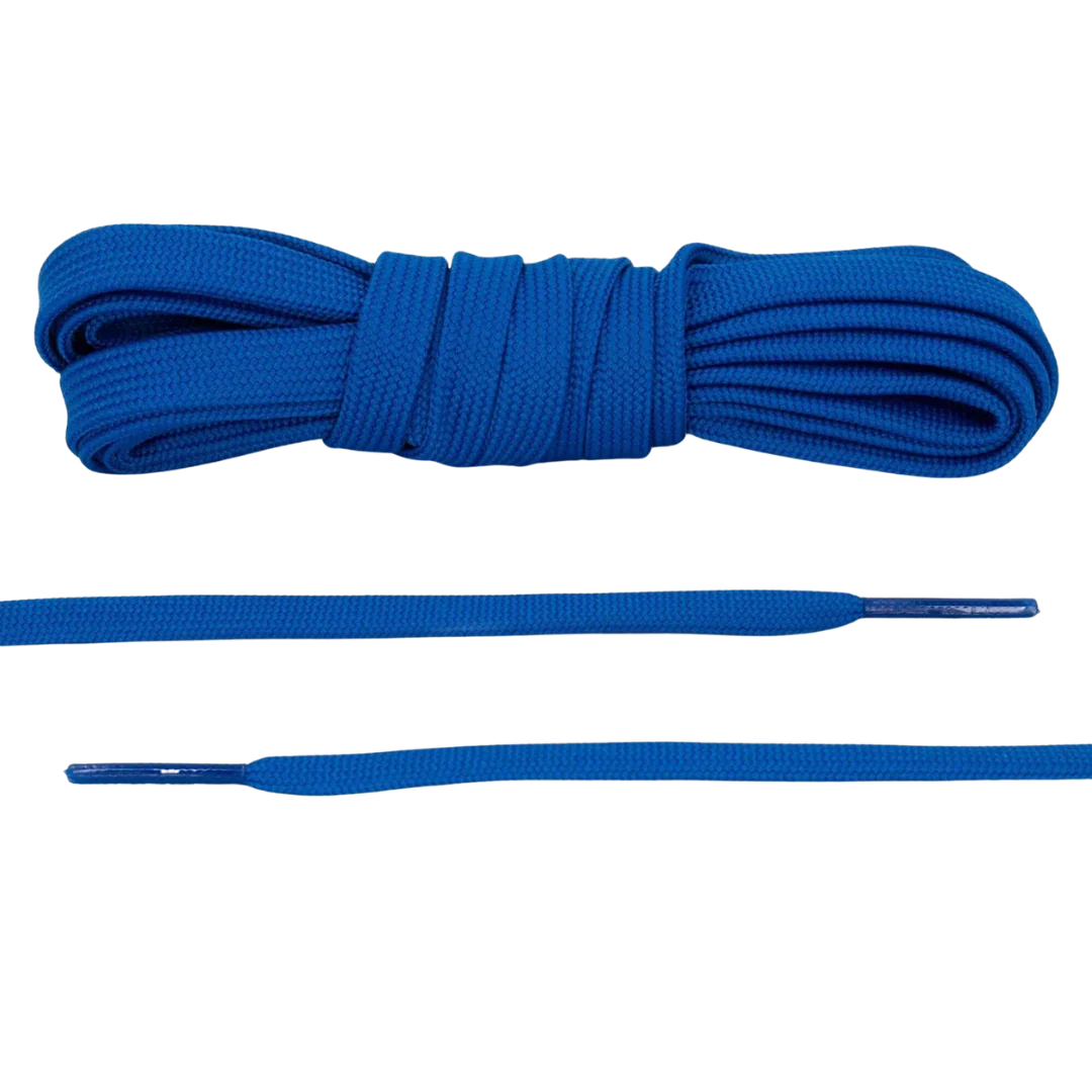 Royal Blue Flat Shoelaces | Jordan Shoelaces, Nike Shoelaces, Air Force 1 Shoelaces By KNOTTY
